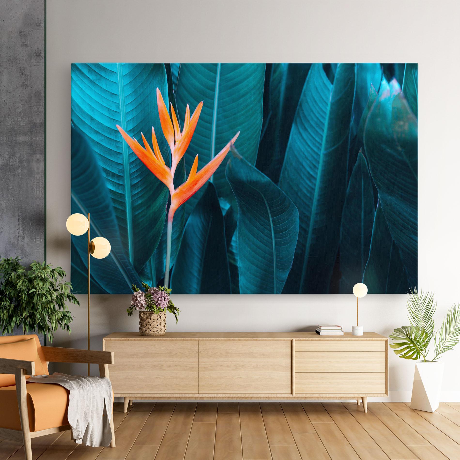 Vászonkép Orange Green Exotic mockup 9