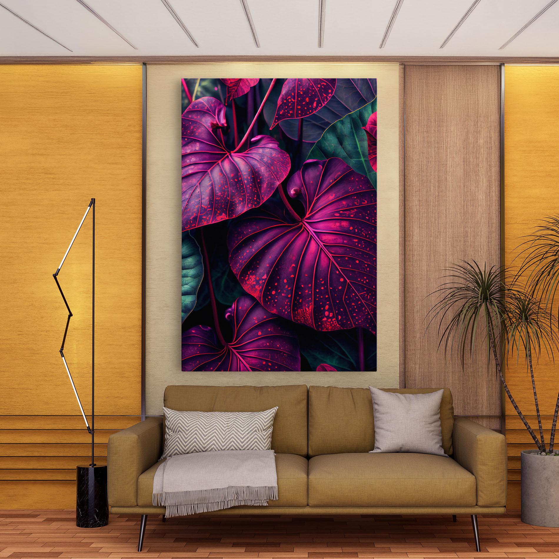 Vászonkép Big Purple Exotic mockup 9