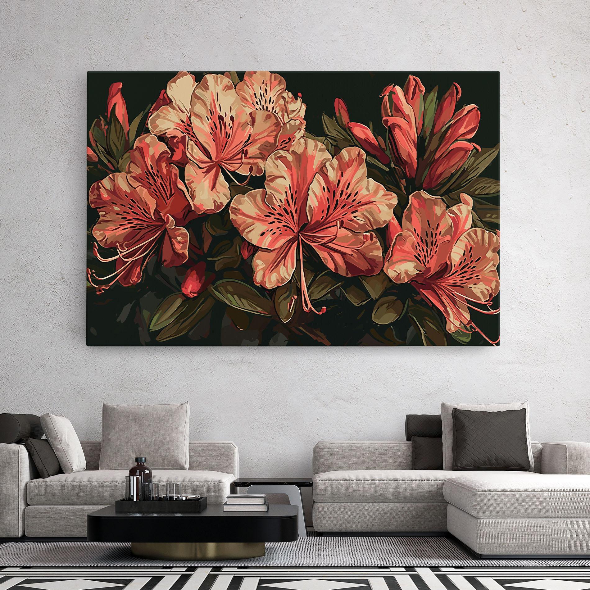 Vászonkép Cream Exotic Art mockup 2