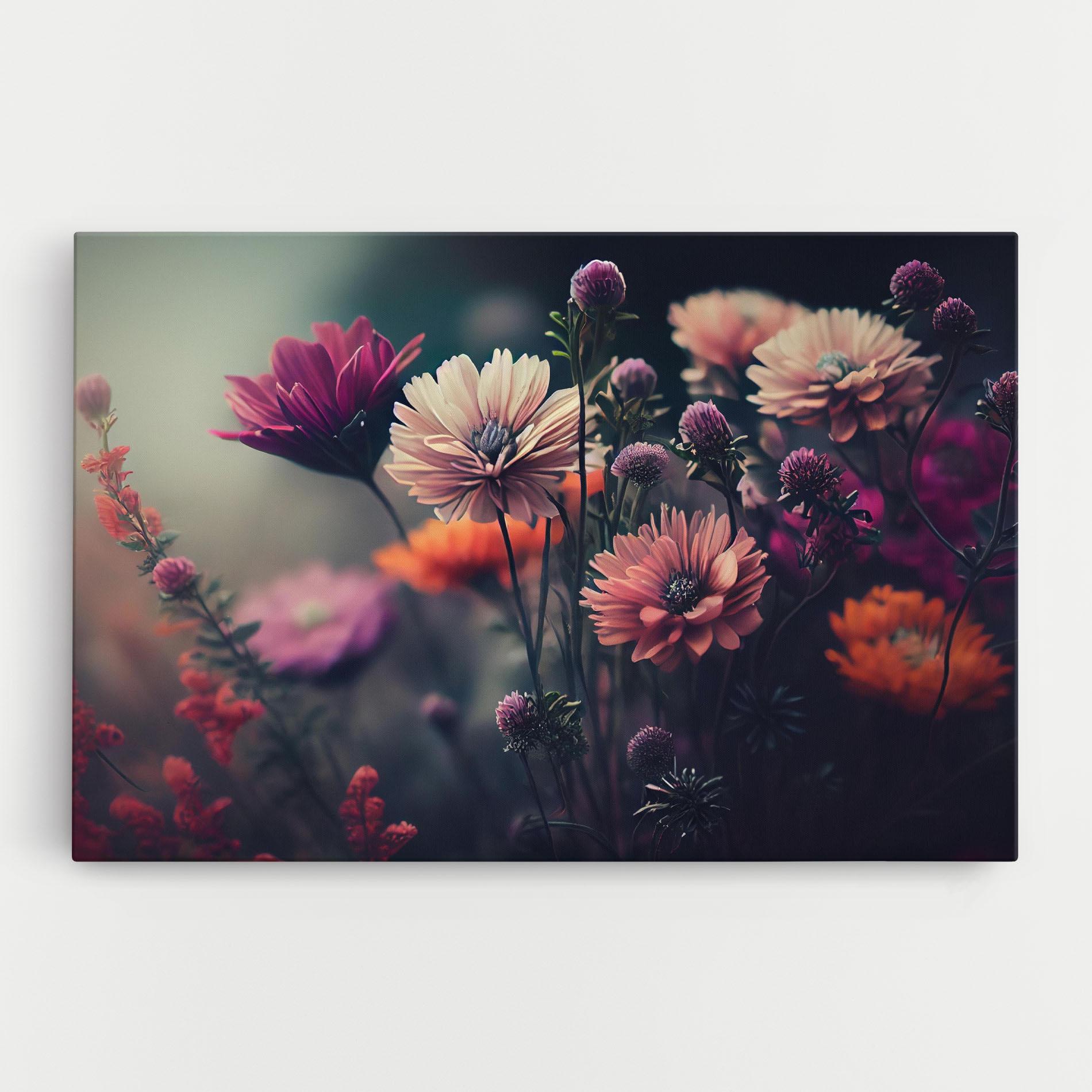 Vászonkép Beautiful Flower Garden mockup 0