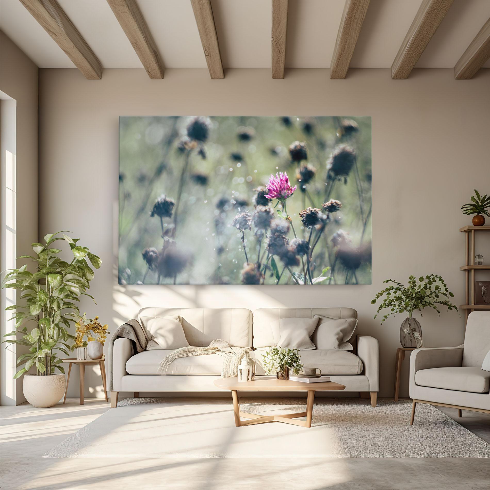 Vászonkép Dreamy Purple Flower mockup 6