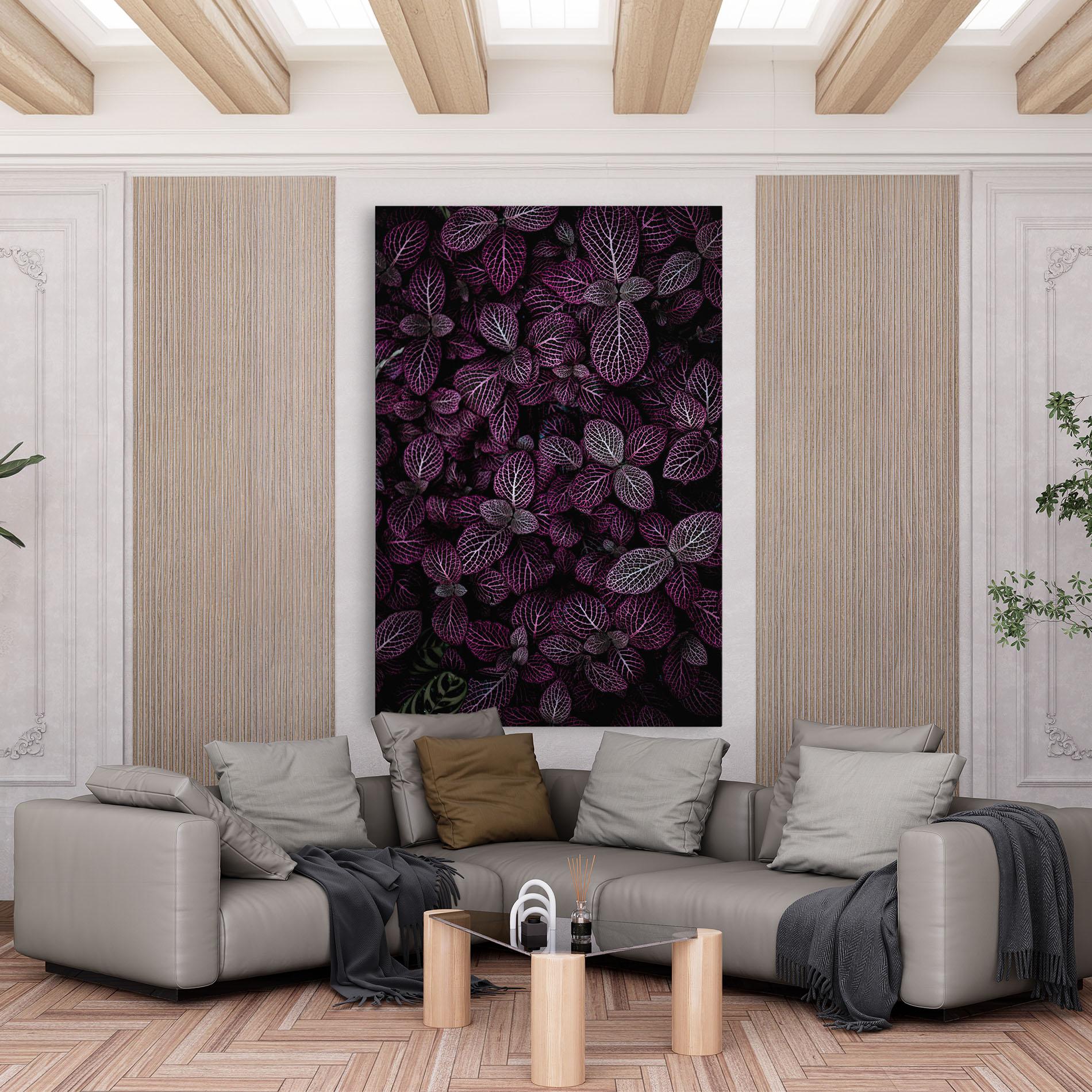 Vászonkép Purple Leaves mockup 6