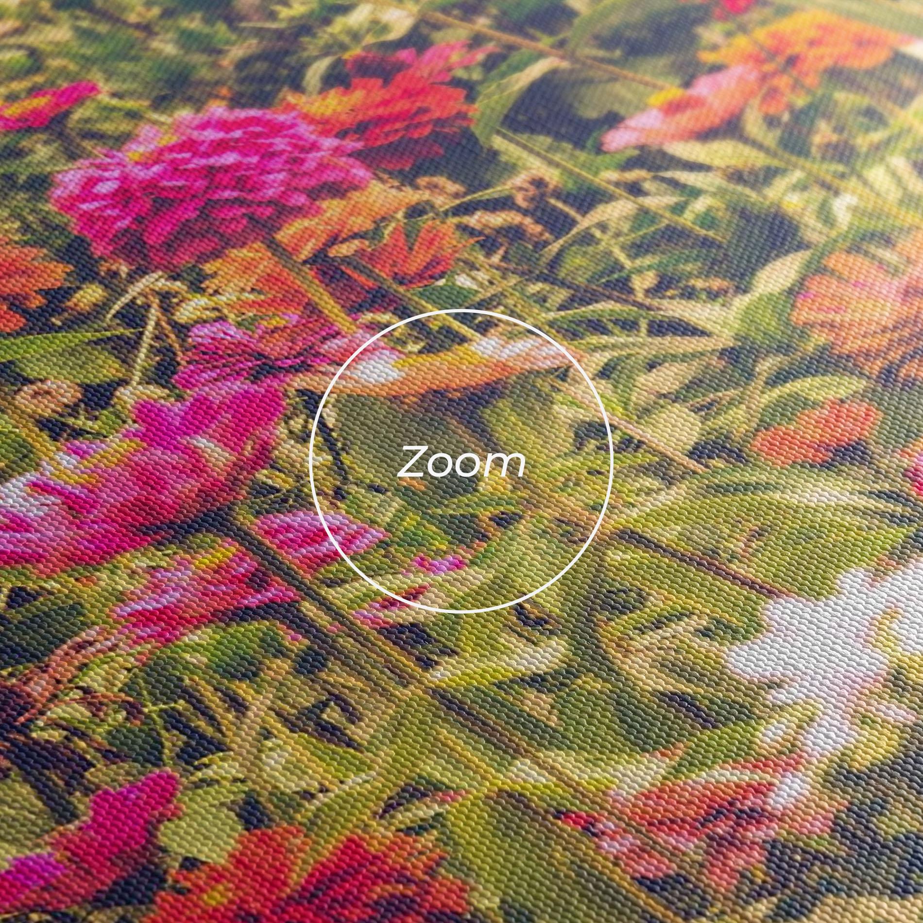 Vászonkép Colorful Wild Field mockup 3