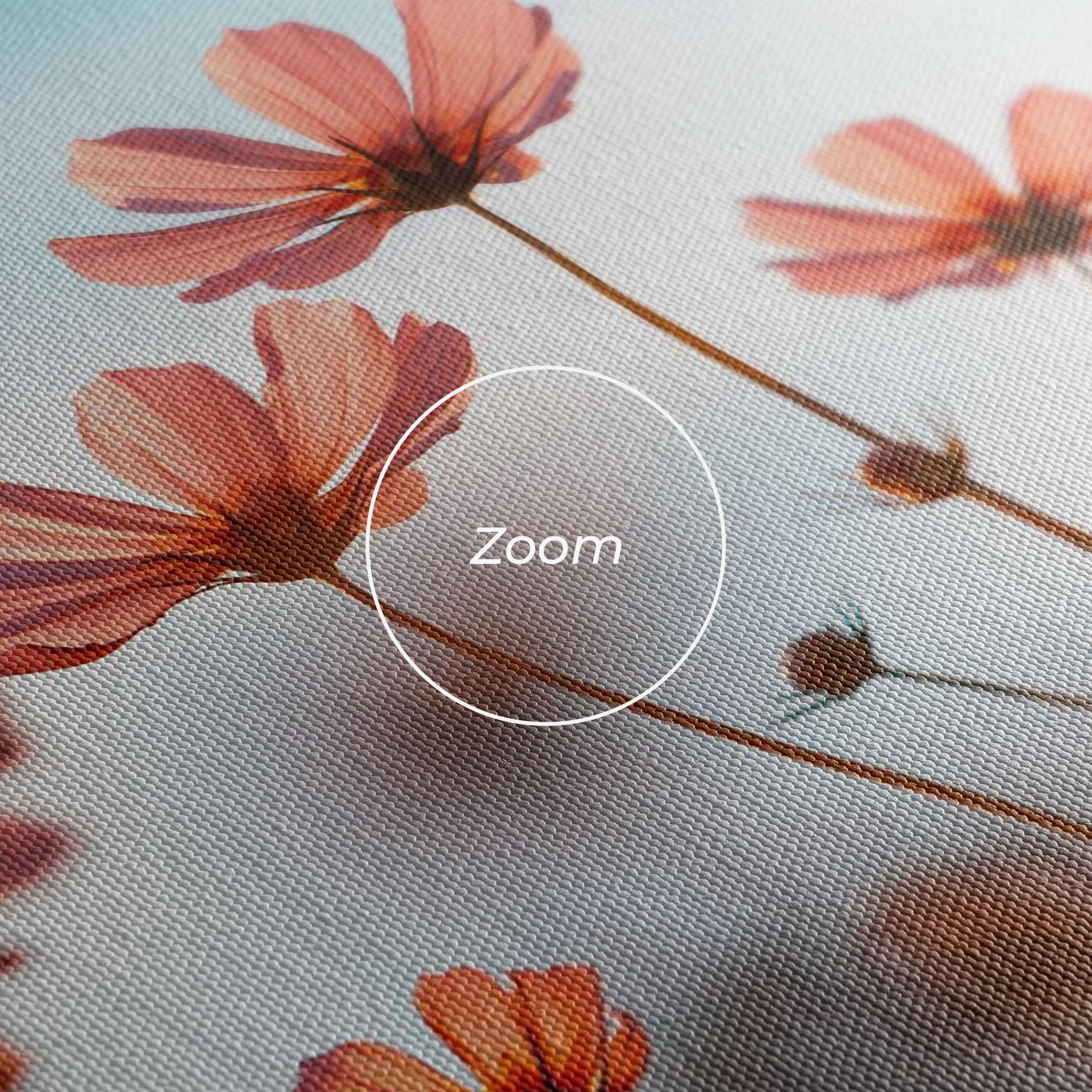 Vászonkép Cosmos Flowers Beautiful mockup 3