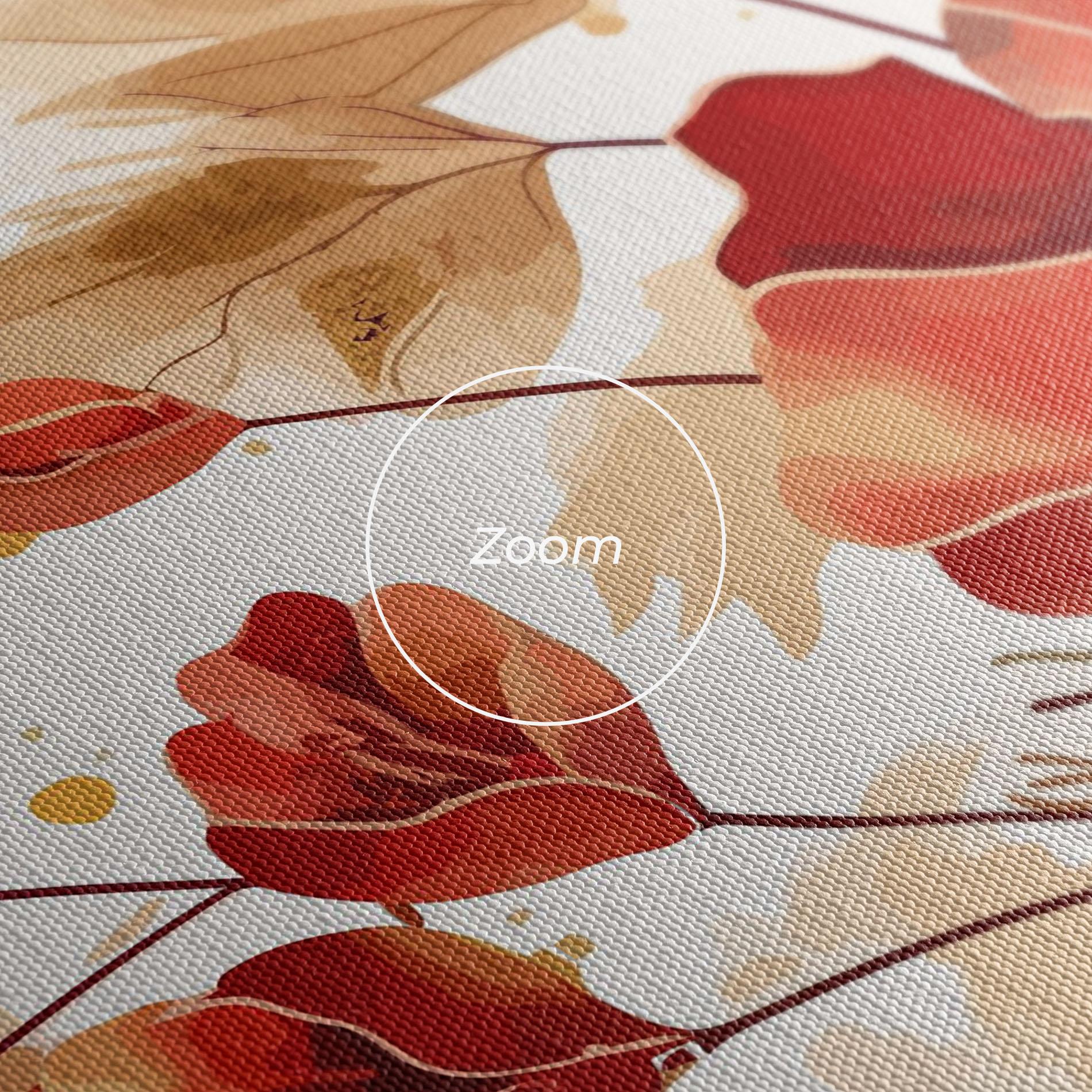 Vászonkép Red Wild Gold mockup 3