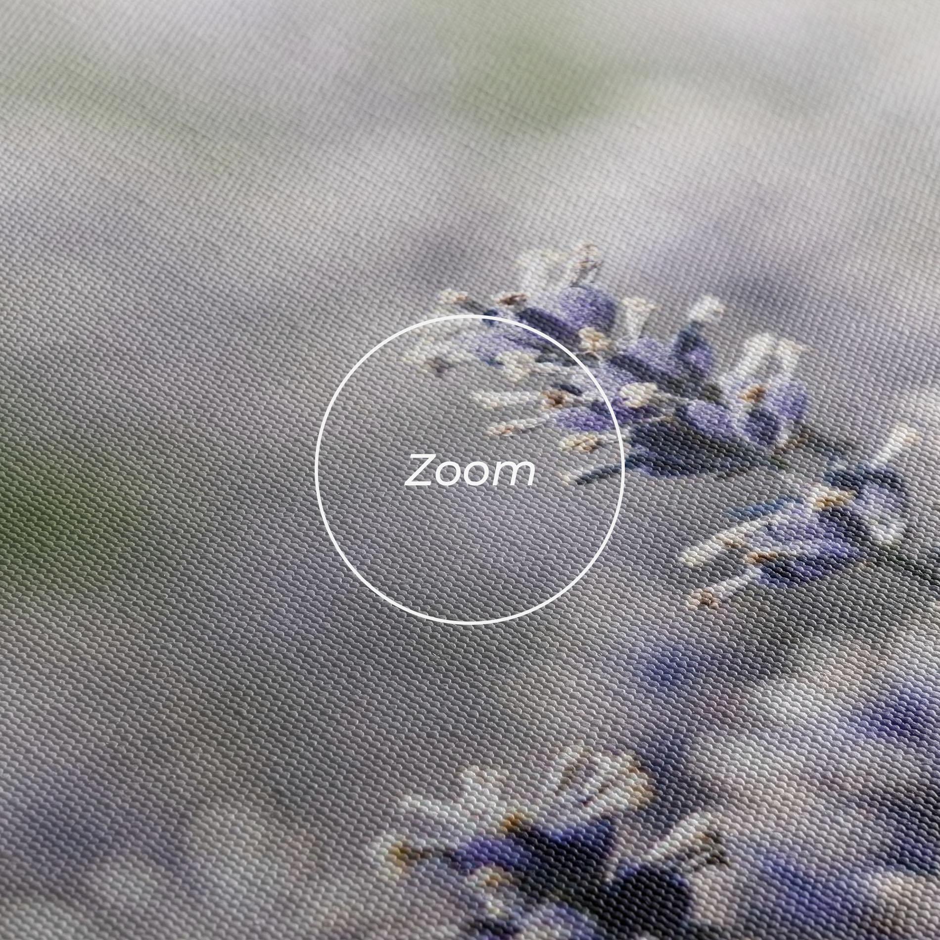 Vászonkép White Purple Wild mockup 3