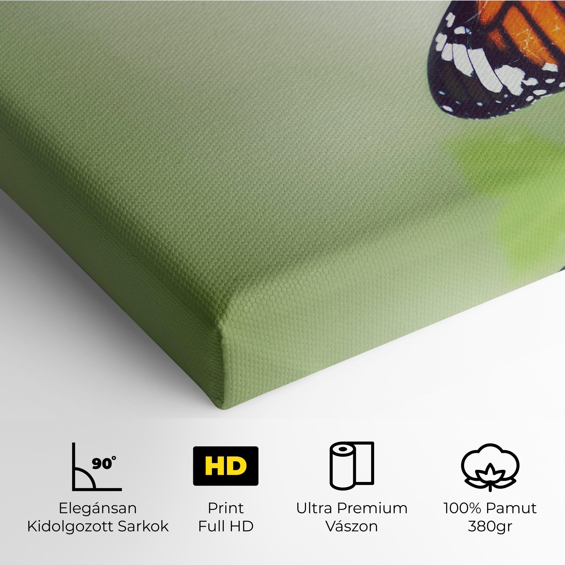 Vászonkép Butterfly Wild Plant mockup 4