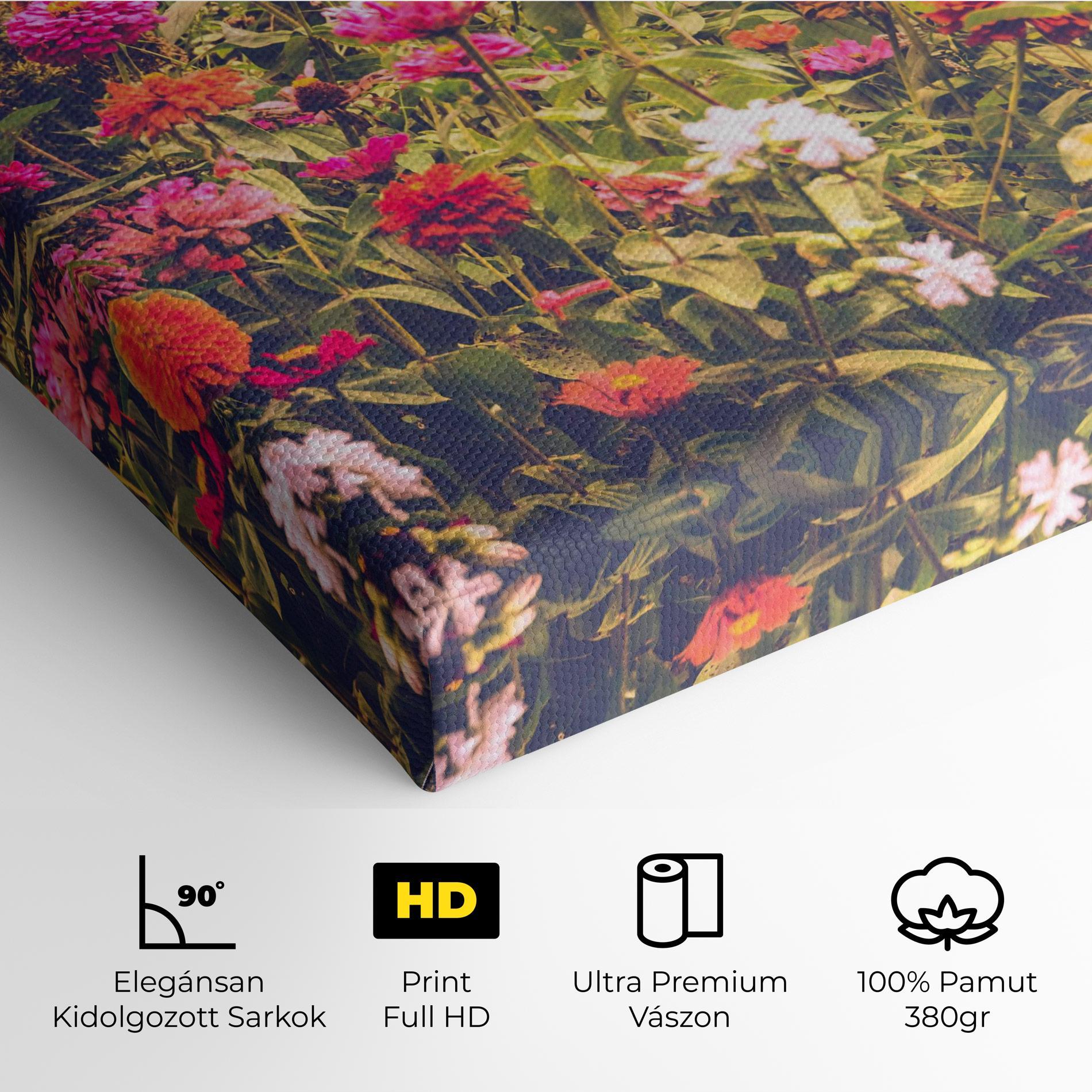 Vászonkép Colorful Wild Field mockup 4