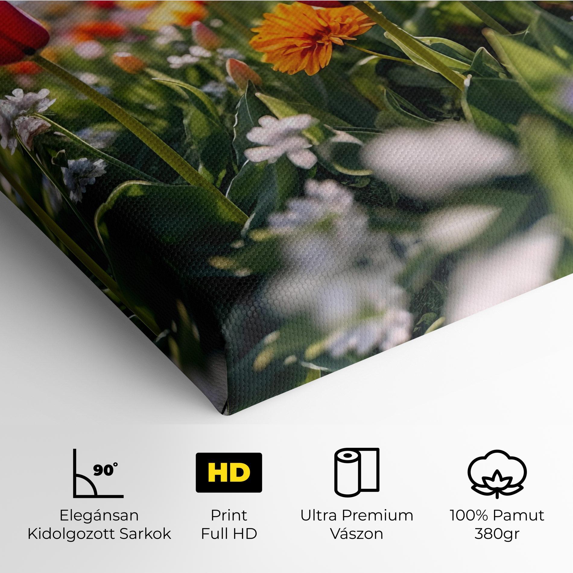 Vászonkép Garden Tulips Mix mockup 4