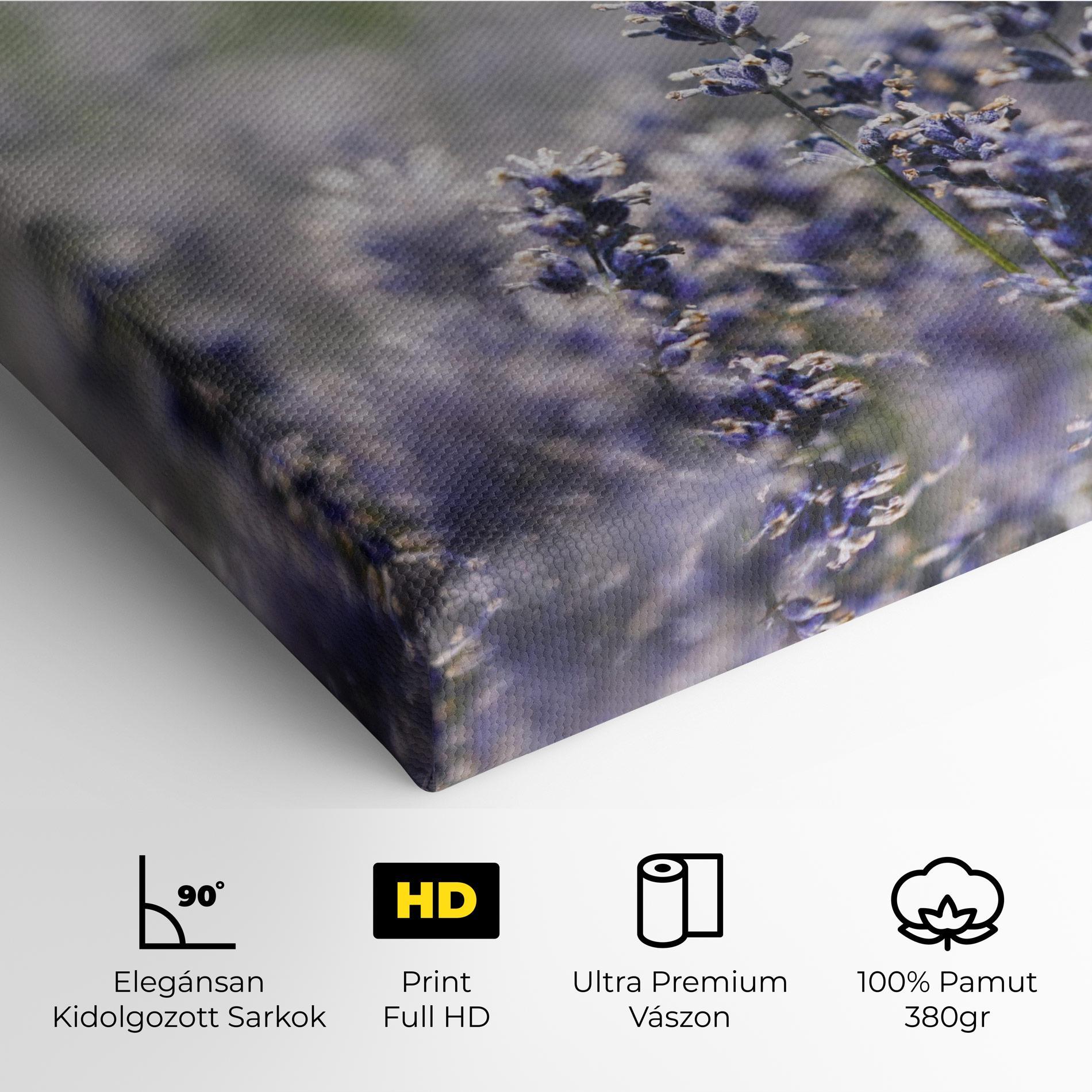 Vászonkép White Purple Wild mockup 4