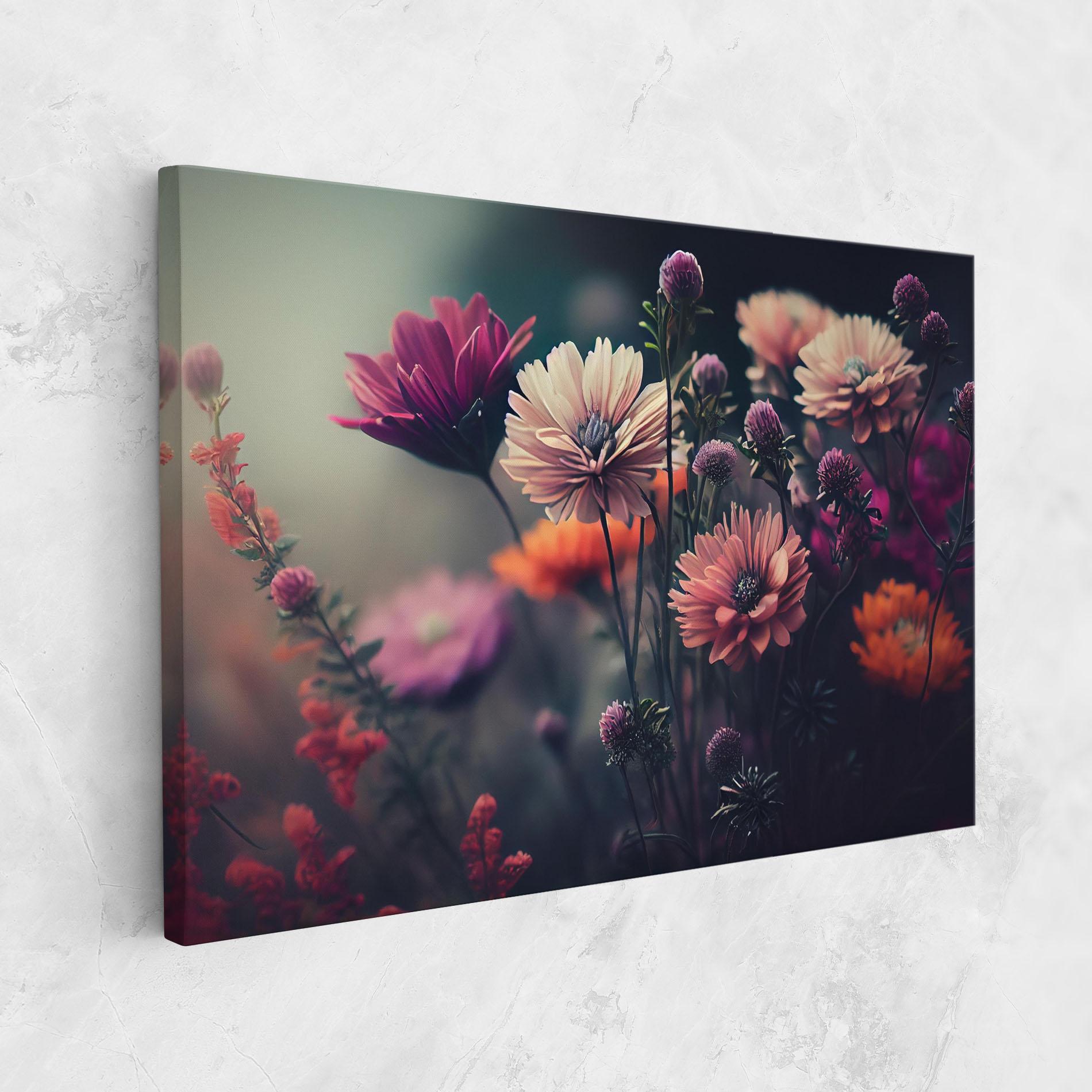 Vászonkép Beautiful Flower Garden mockup 1