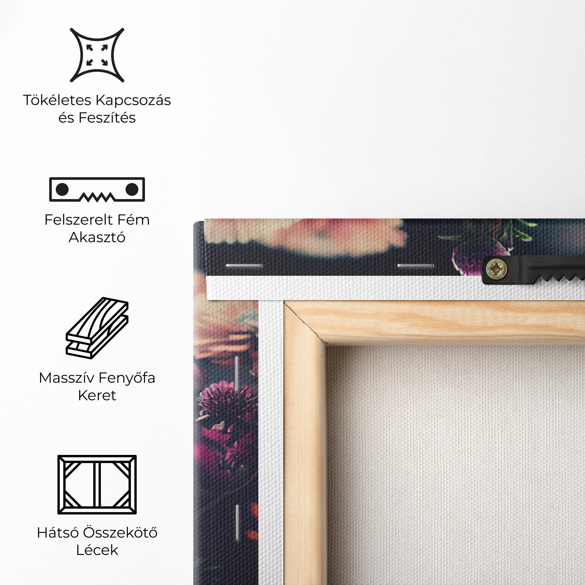 Vászonkép Beautiful Flower Garden mockup 5