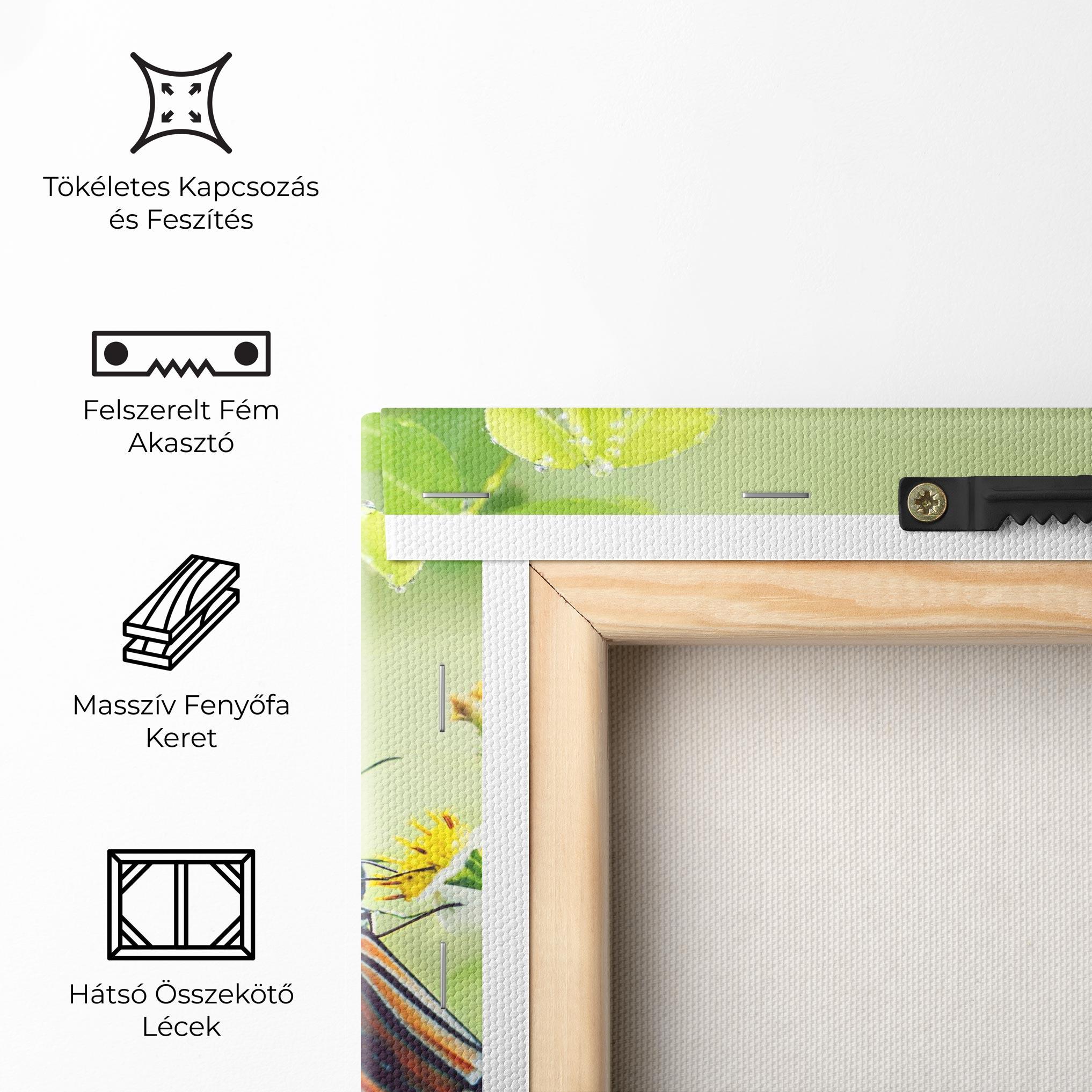 Vászonkép Butterfly Wild Plant mockup 5