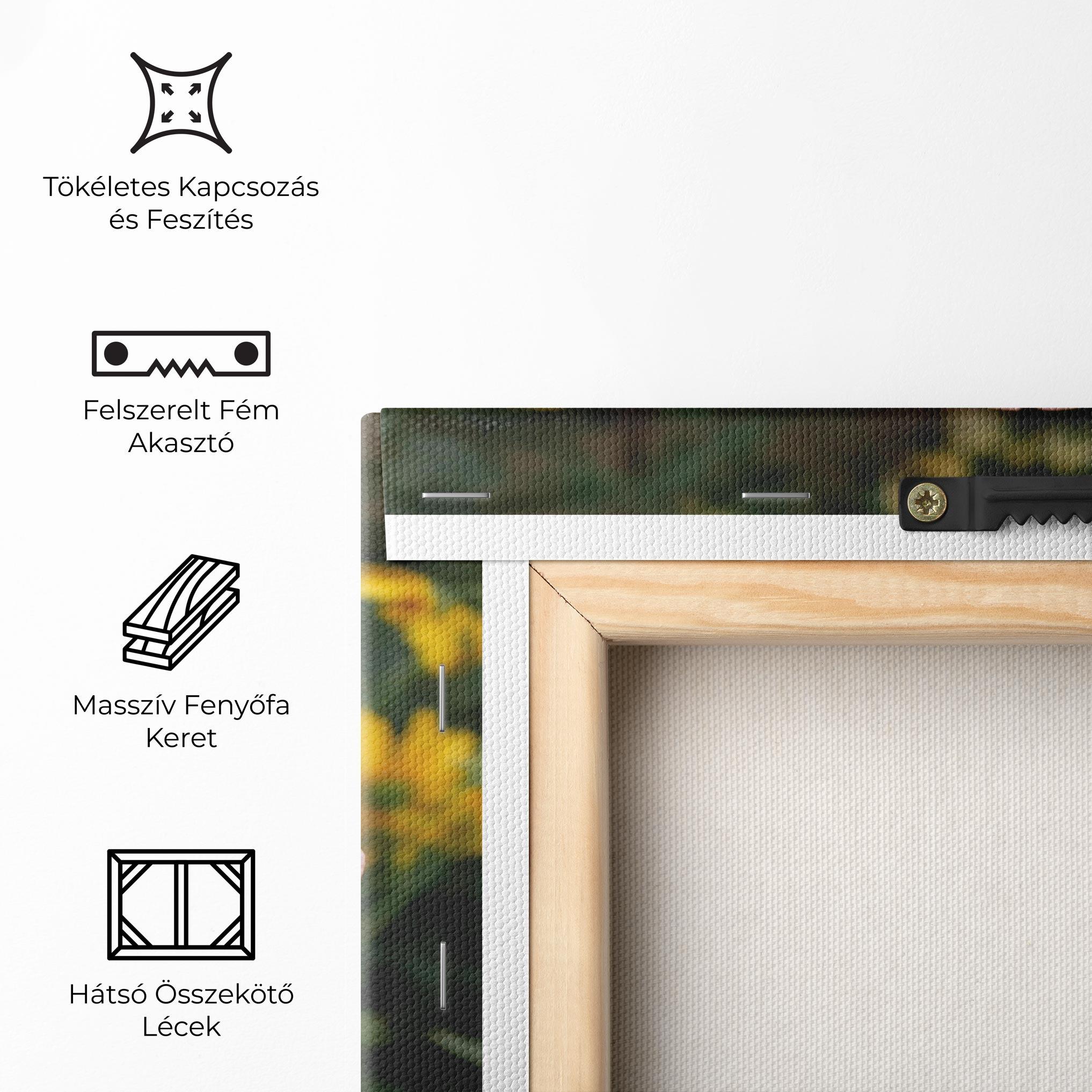 Vászonkép Garden Pink Rose mockup 5