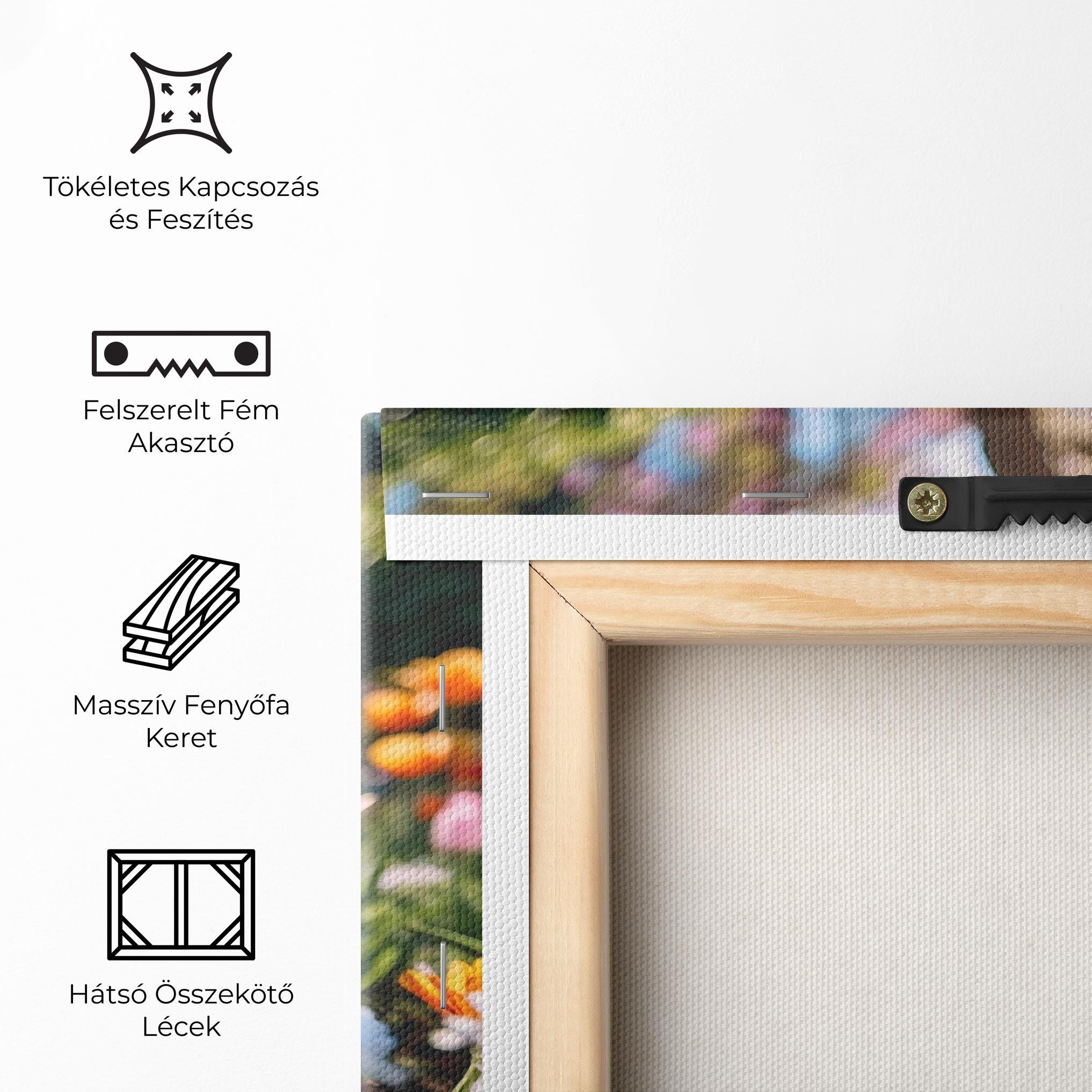 Vászonkép Garden Tulips Mix mockup 5