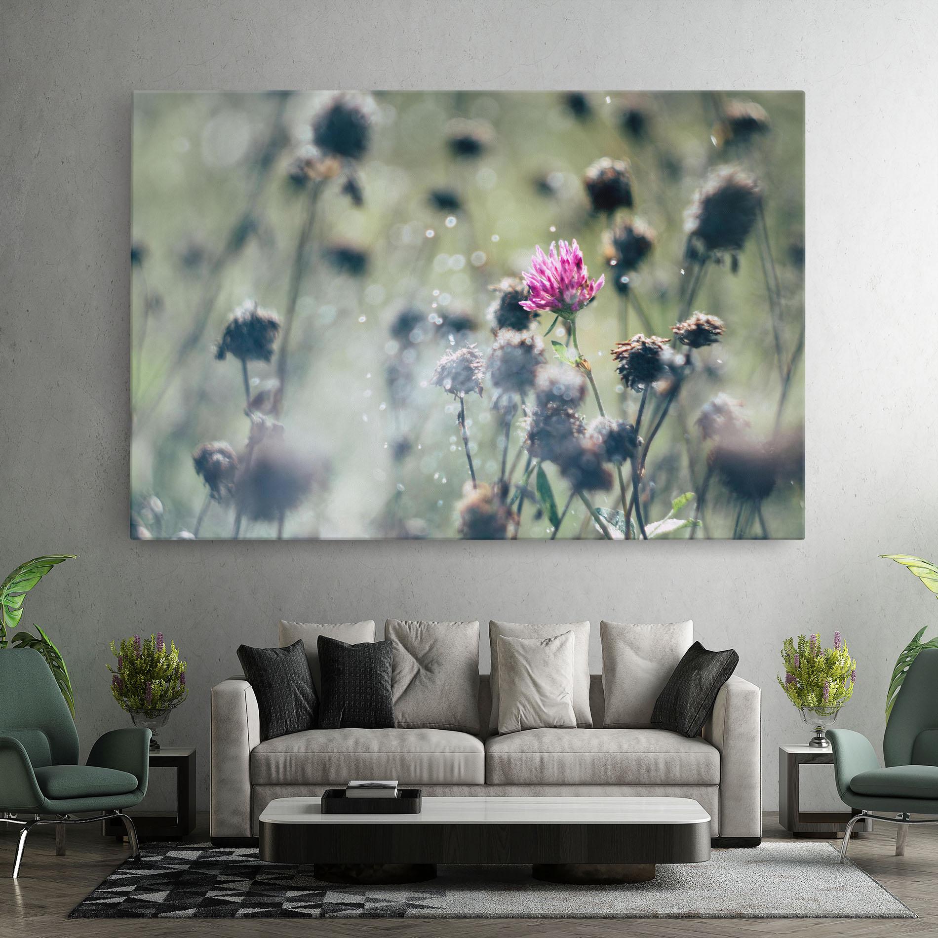 Vászonkép Dreamy Purple Flower mockup 7