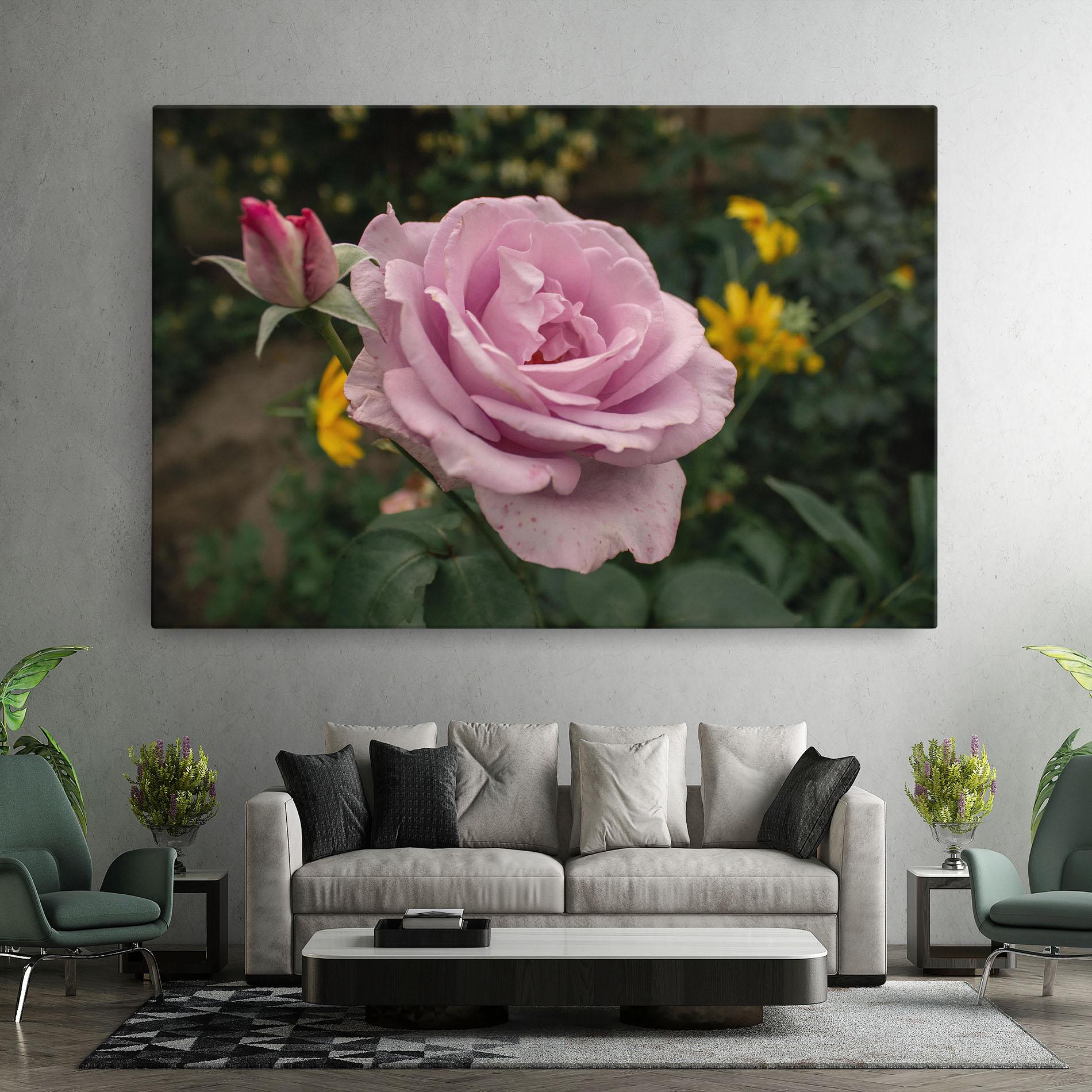 Vászonkép Garden Pink Rose mockup 7