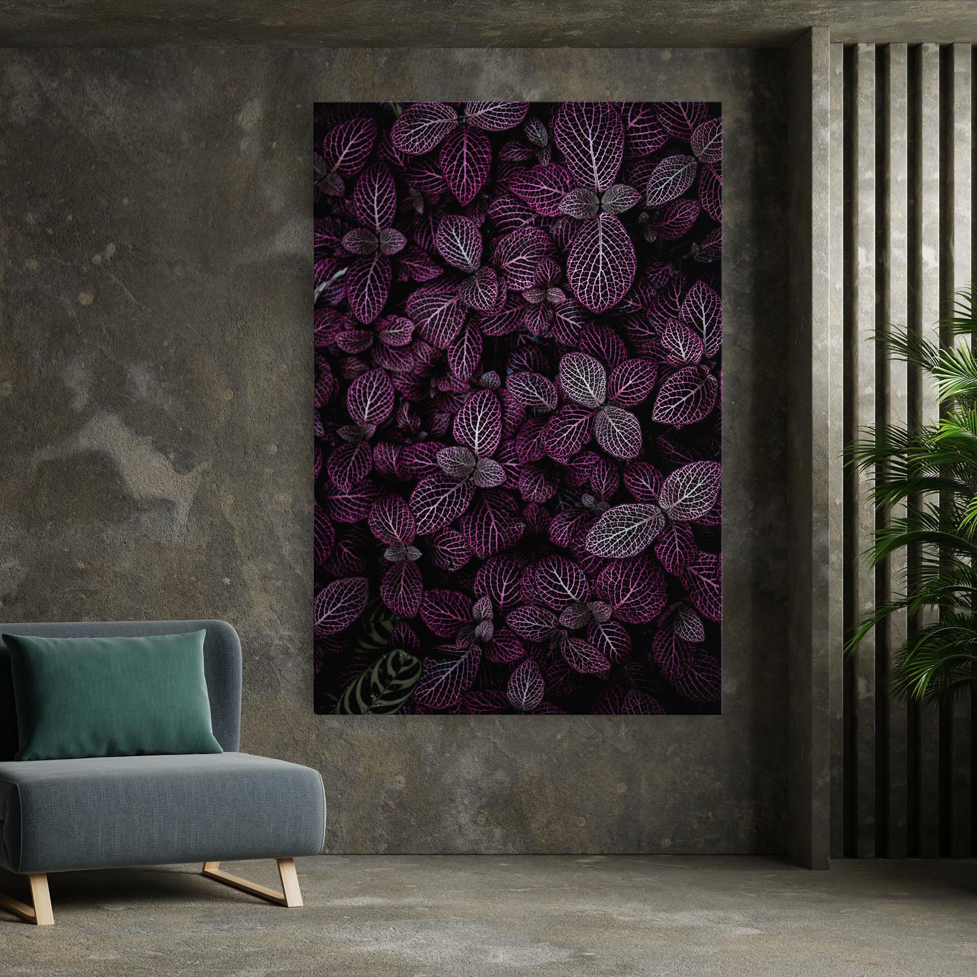 Vászonkép Purple Leaves mockup 7