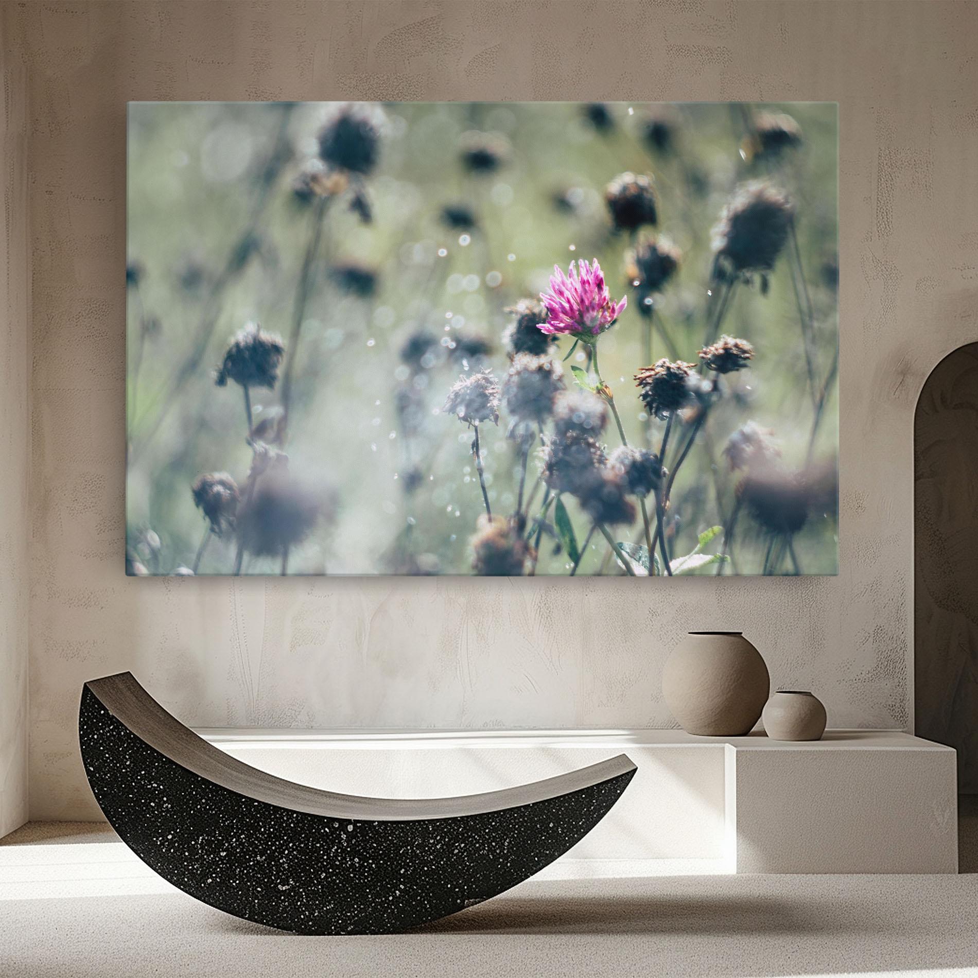 Vászonkép Dreamy Purple Flower mockup 8