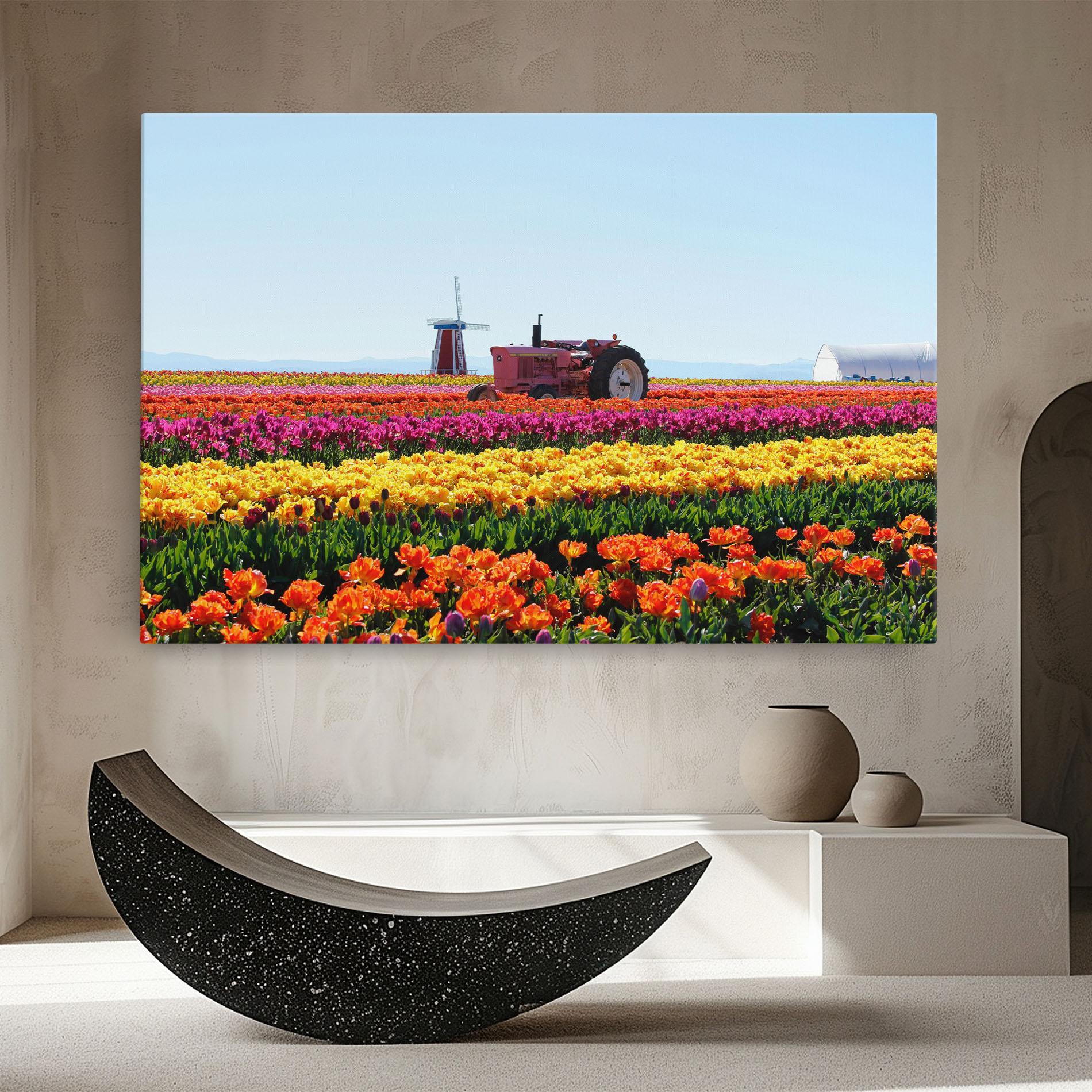 Vászonkép Working Wild Field mockup 8