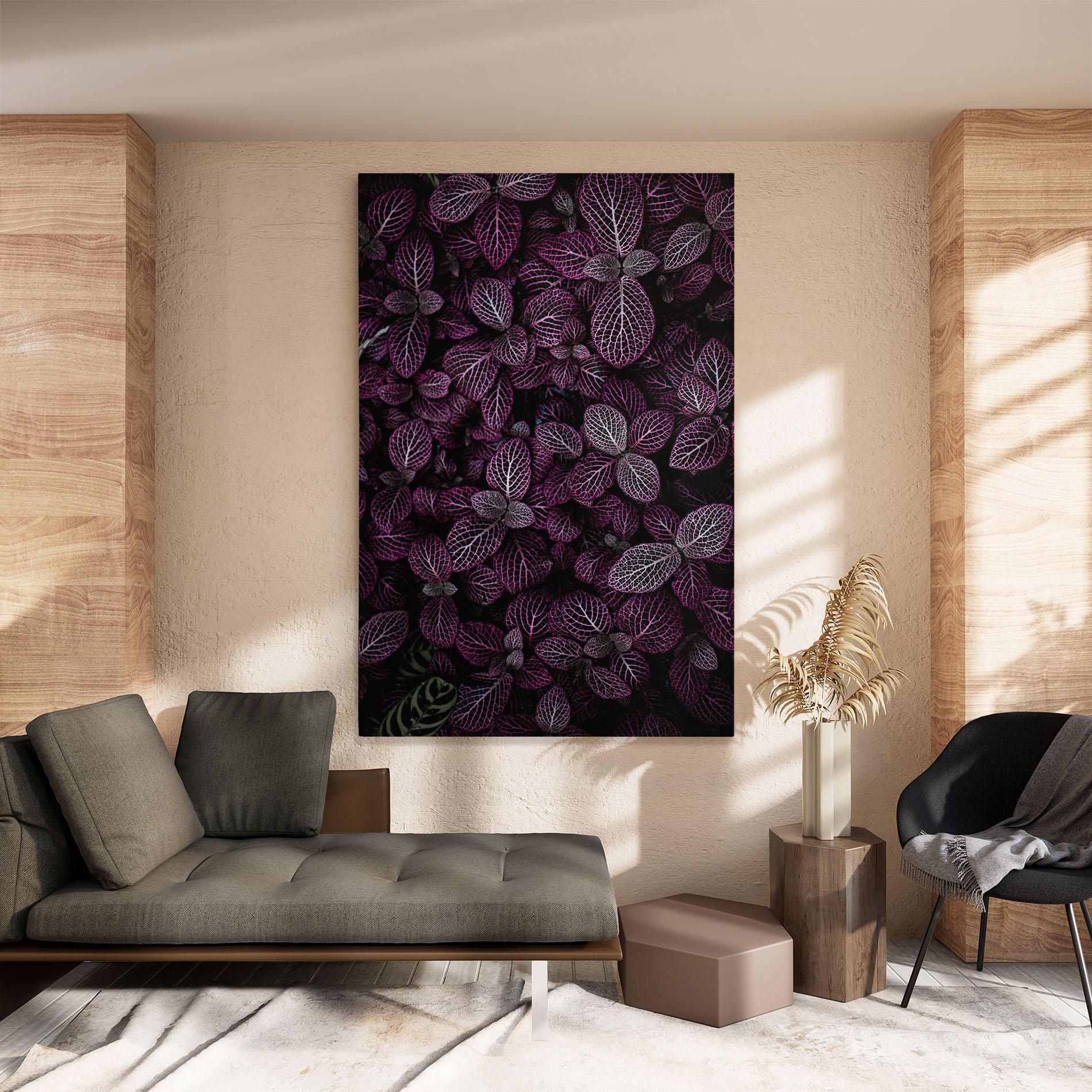 Vászonkép Purple Leaves mockup 8