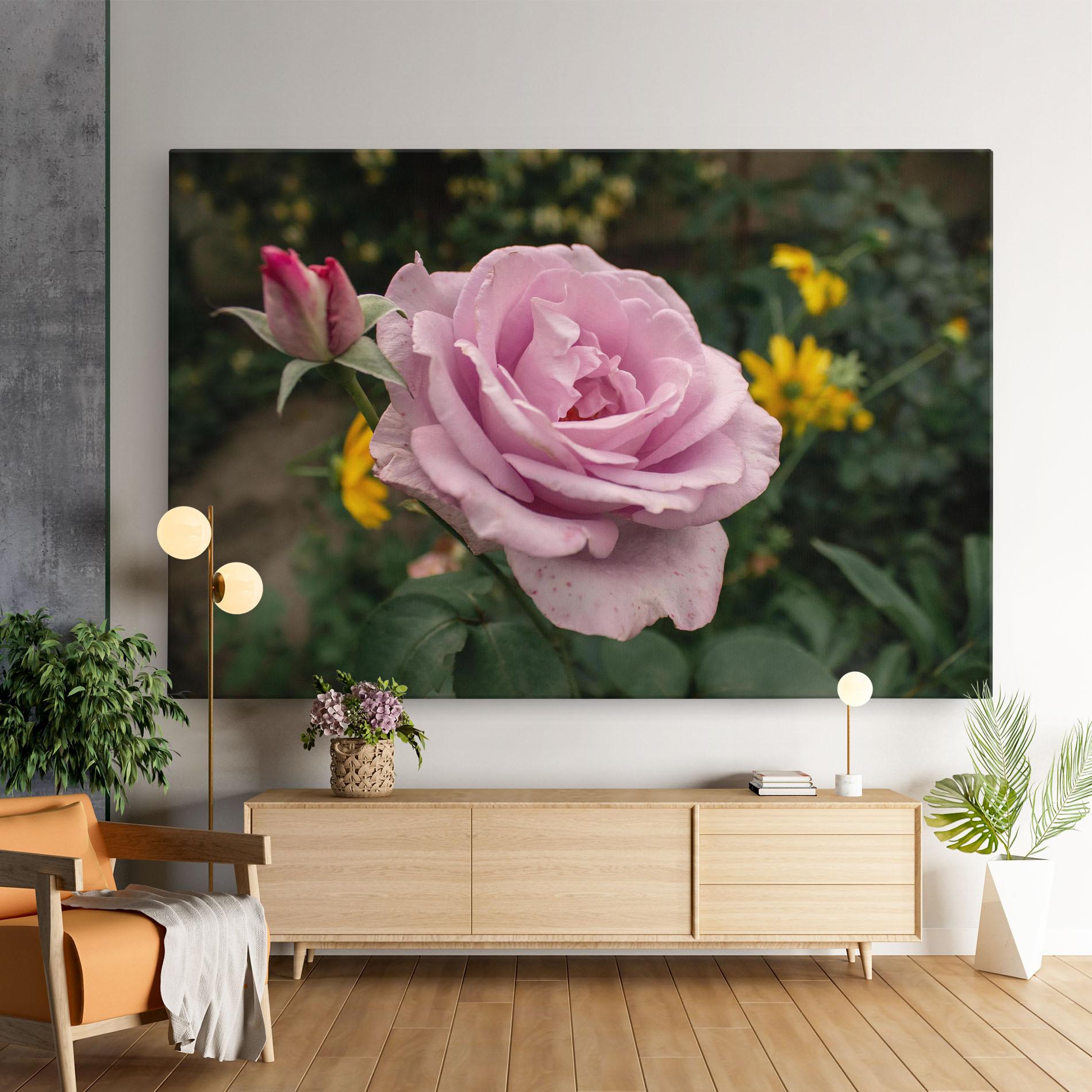 Vászonkép Garden Pink Rose mockup 9