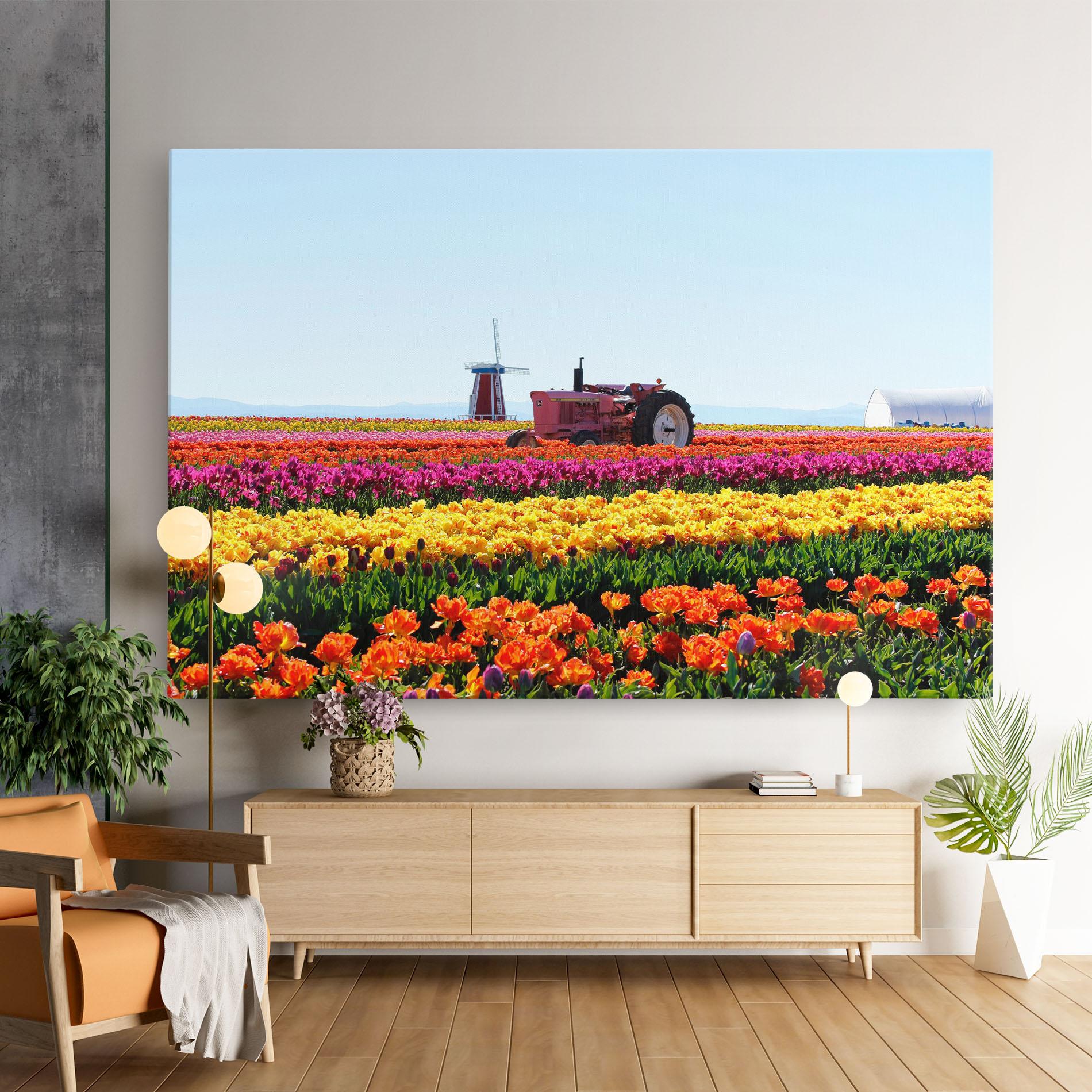 Vászonkép Working Wild Field mockup 9