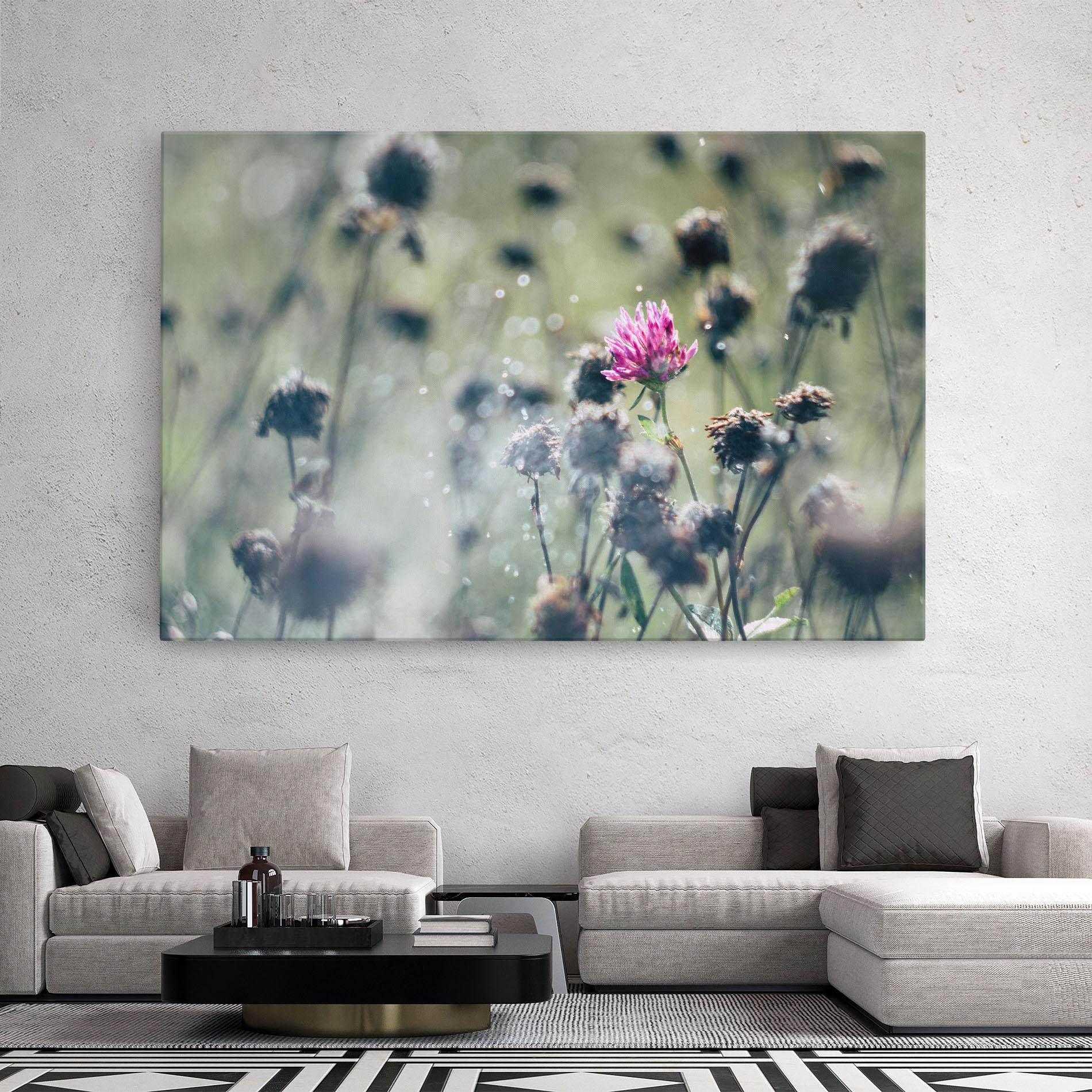 Vászonkép Dreamy Purple Flower mockup 2