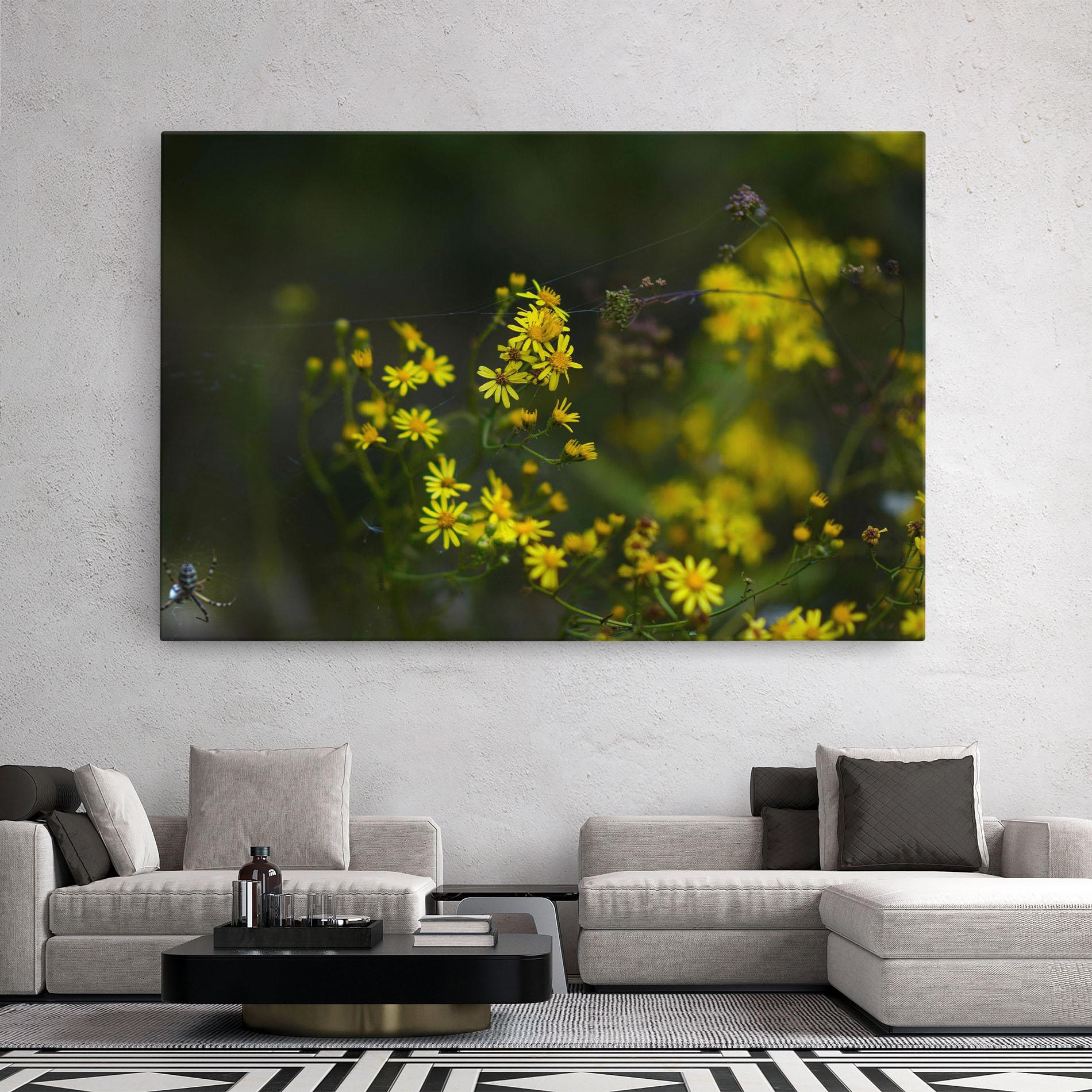 Vászonkép Small Wild Flowers mockup 2