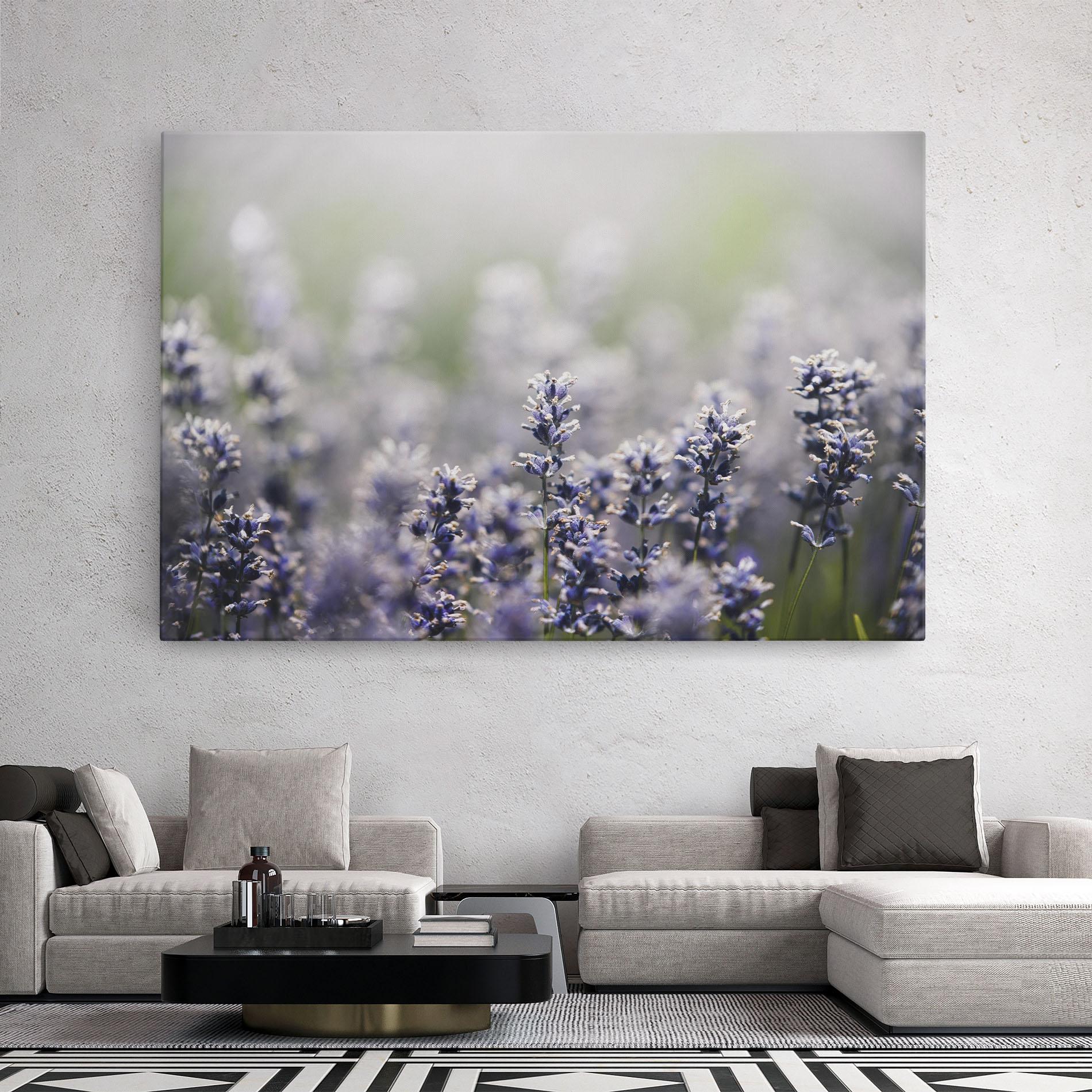 Vászonkép White Purple Wild mockup 2