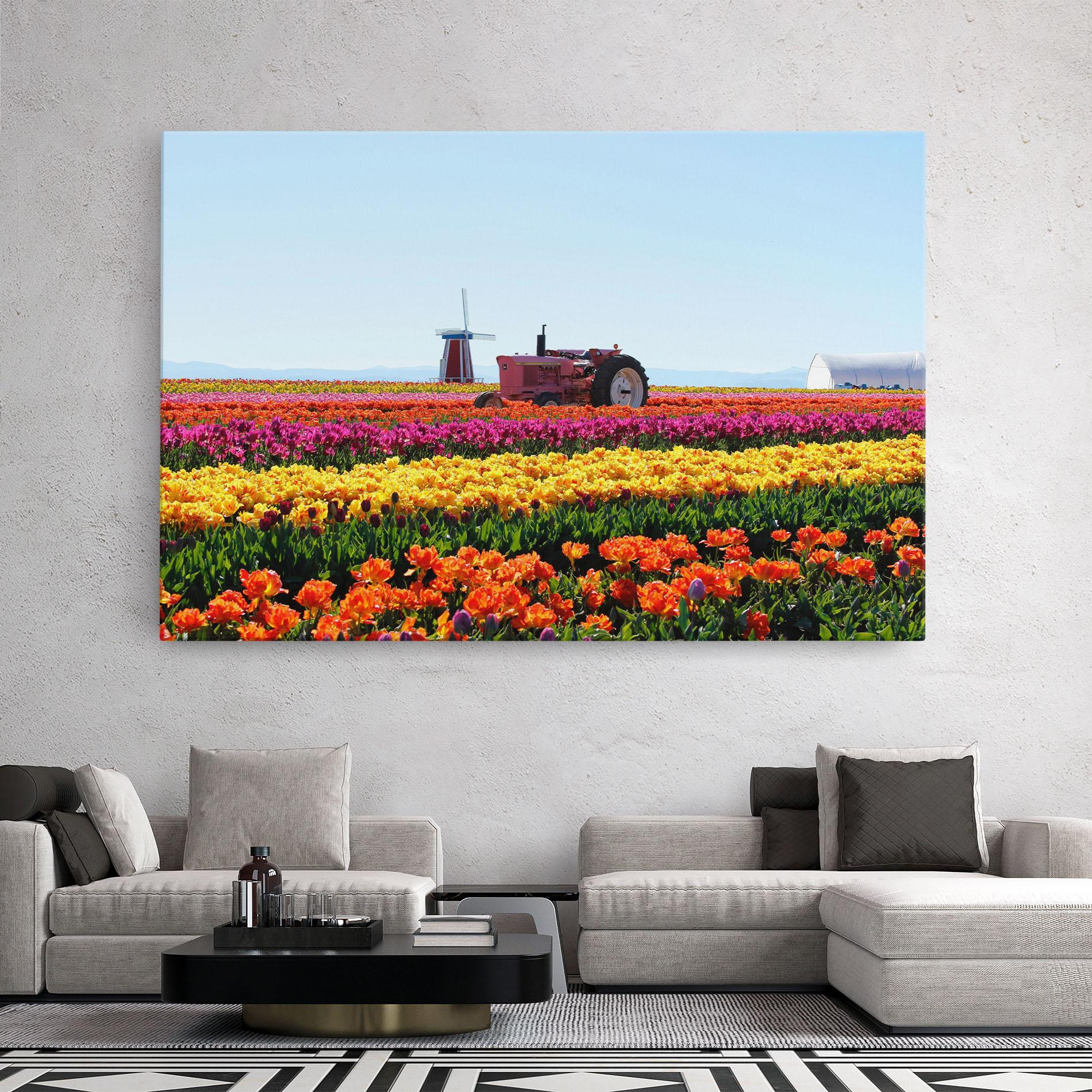 Vászonkép Working Wild Field mockup 2