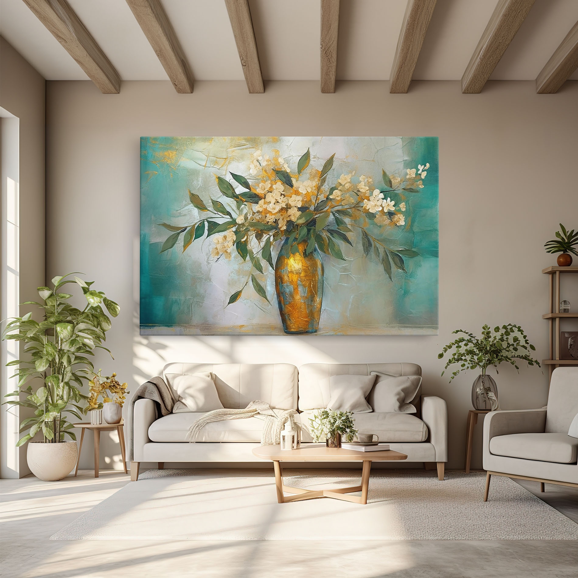 Vászonkép Abstract Vase Art