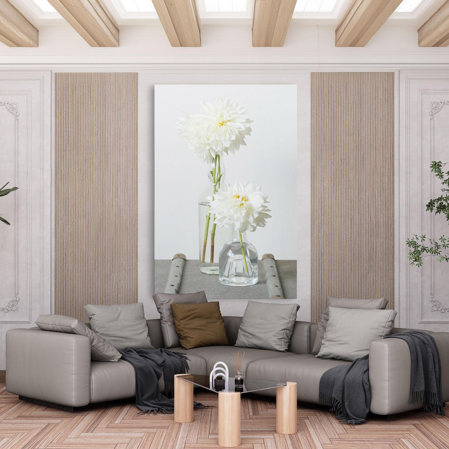 Vászonkép Big Flower Vase mockup 6