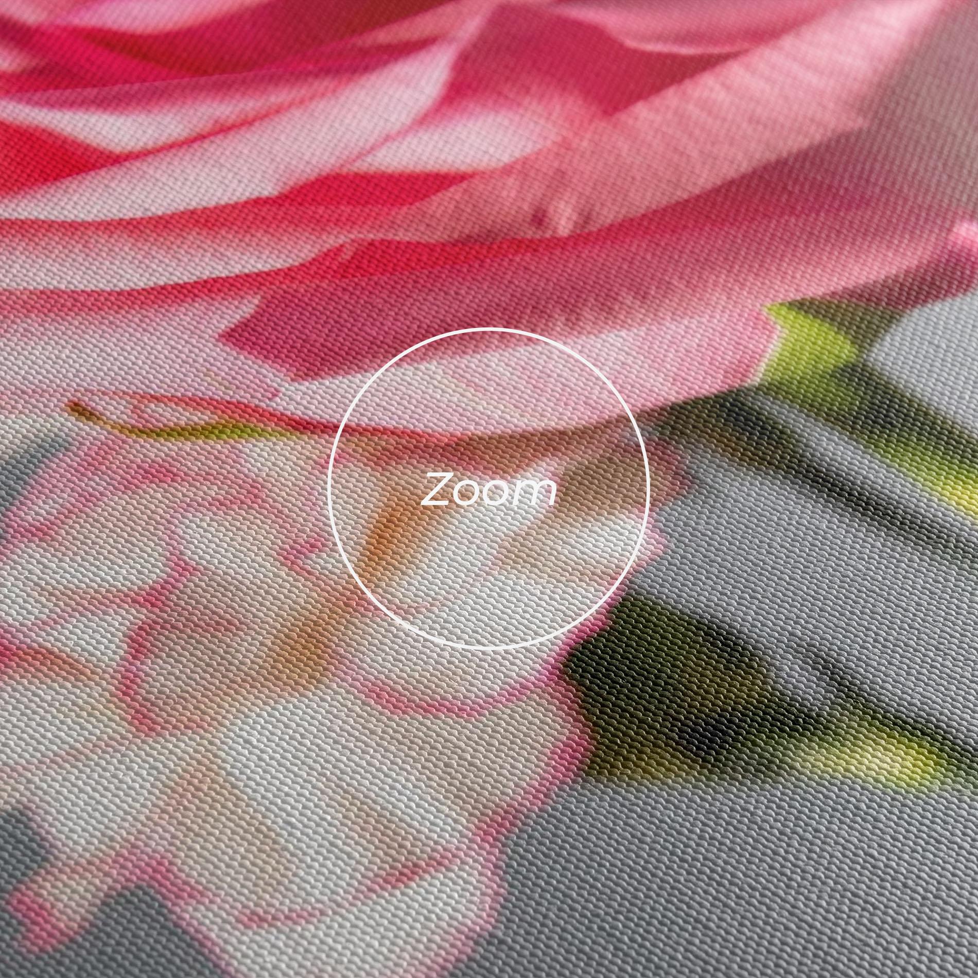 Vászonkép Big Pink Rose Vase mockup 3