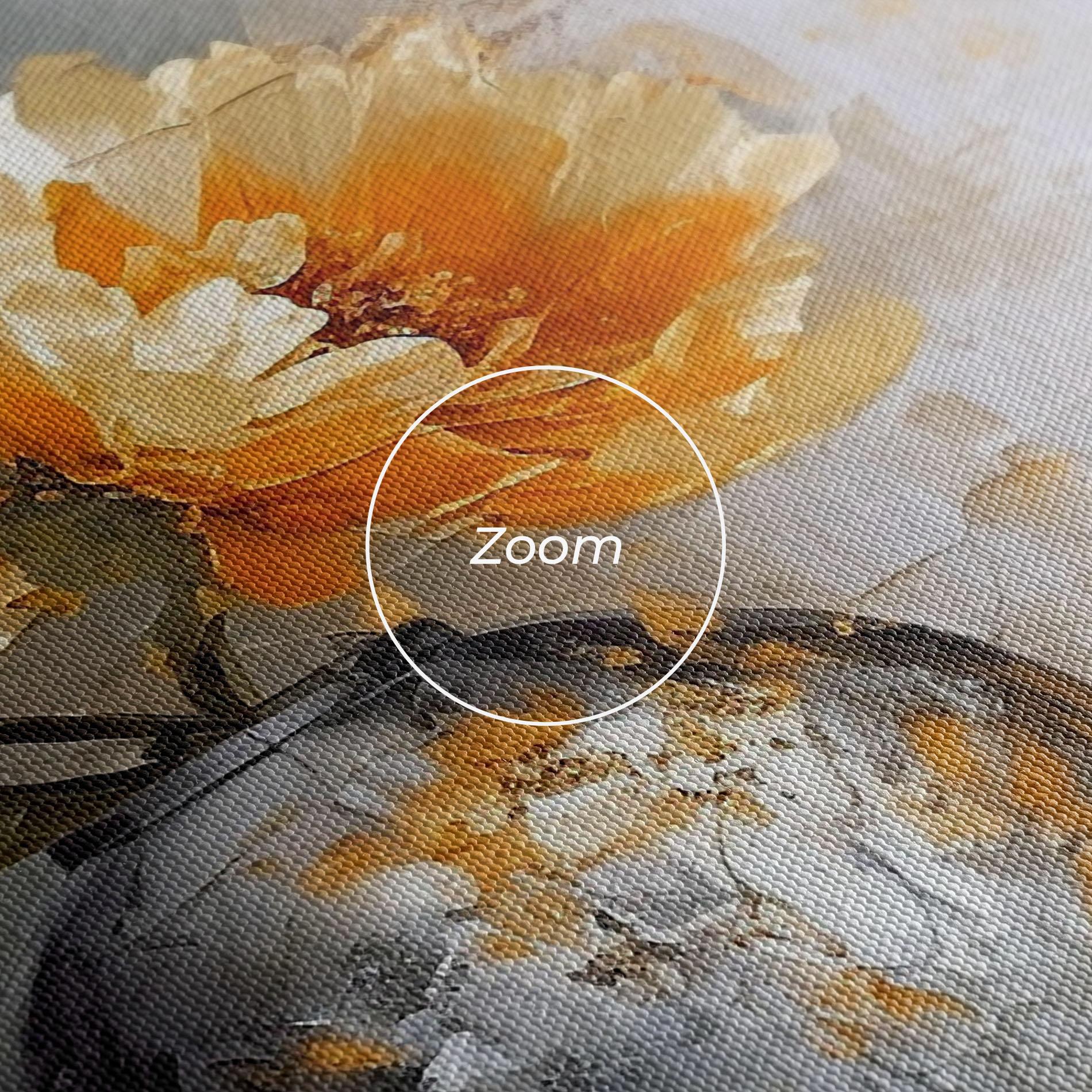 Vászonkép Grey Painting Vase mockup 3