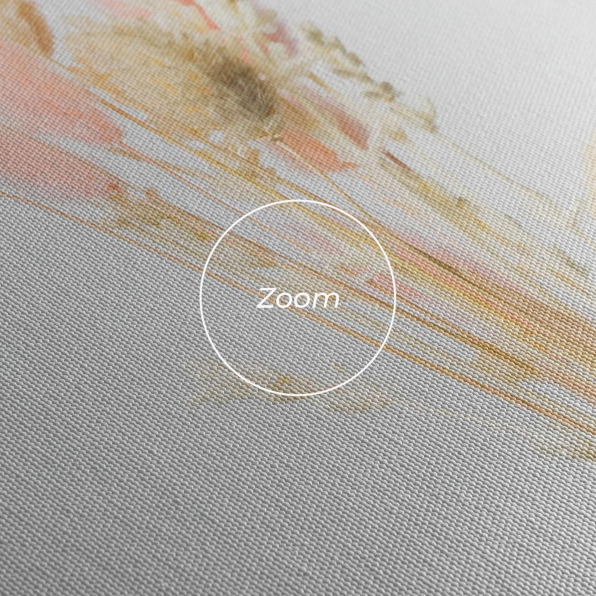 Vászonkép Pink Cream Flower Vase mockup 3