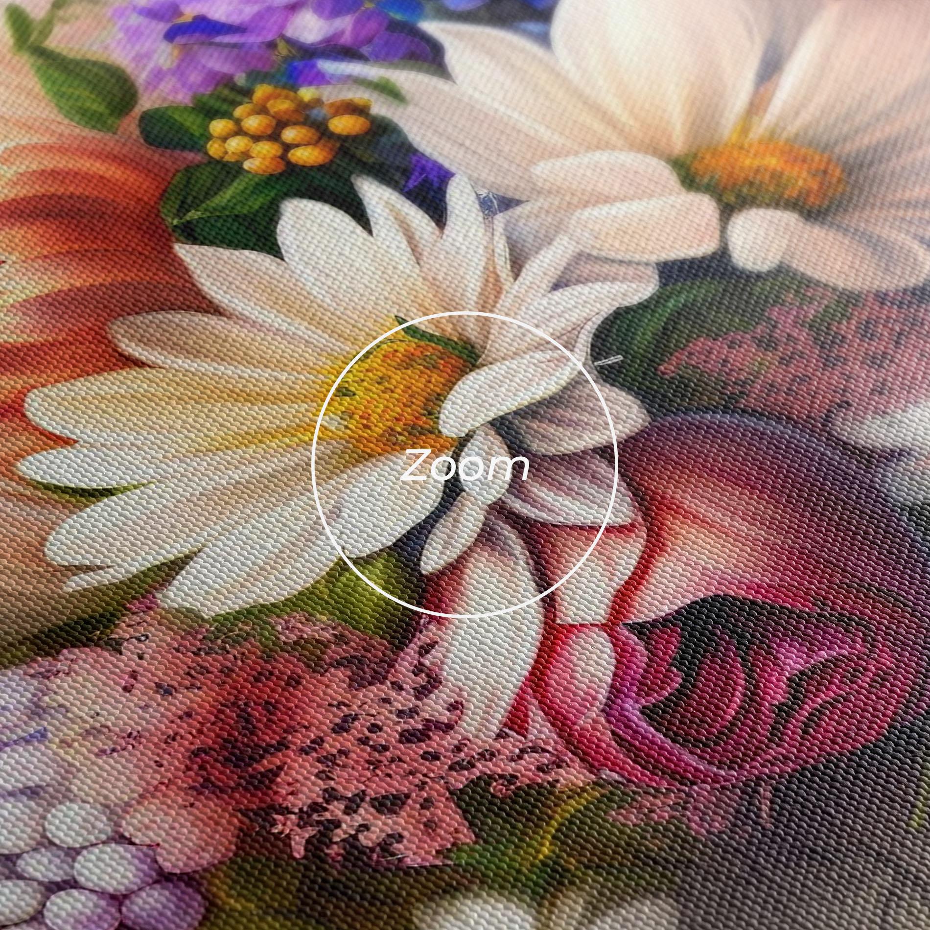 Vászonkép Vecteezy_ai Generated Bouquet Of Fresh Spring Flowers On Light_23373362_865 mockup 3