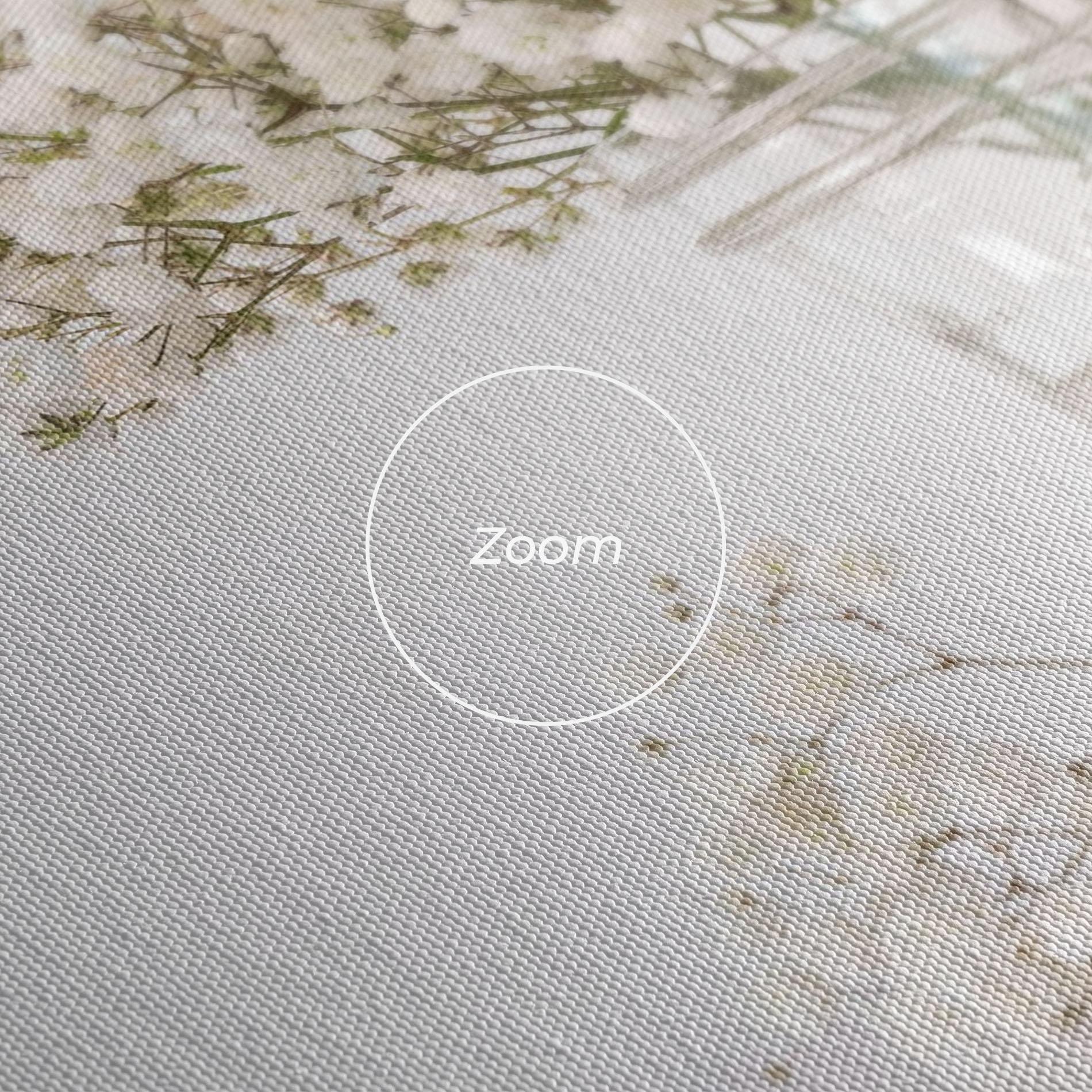 Vászonkép White Tiny Flower Vase mockup 3