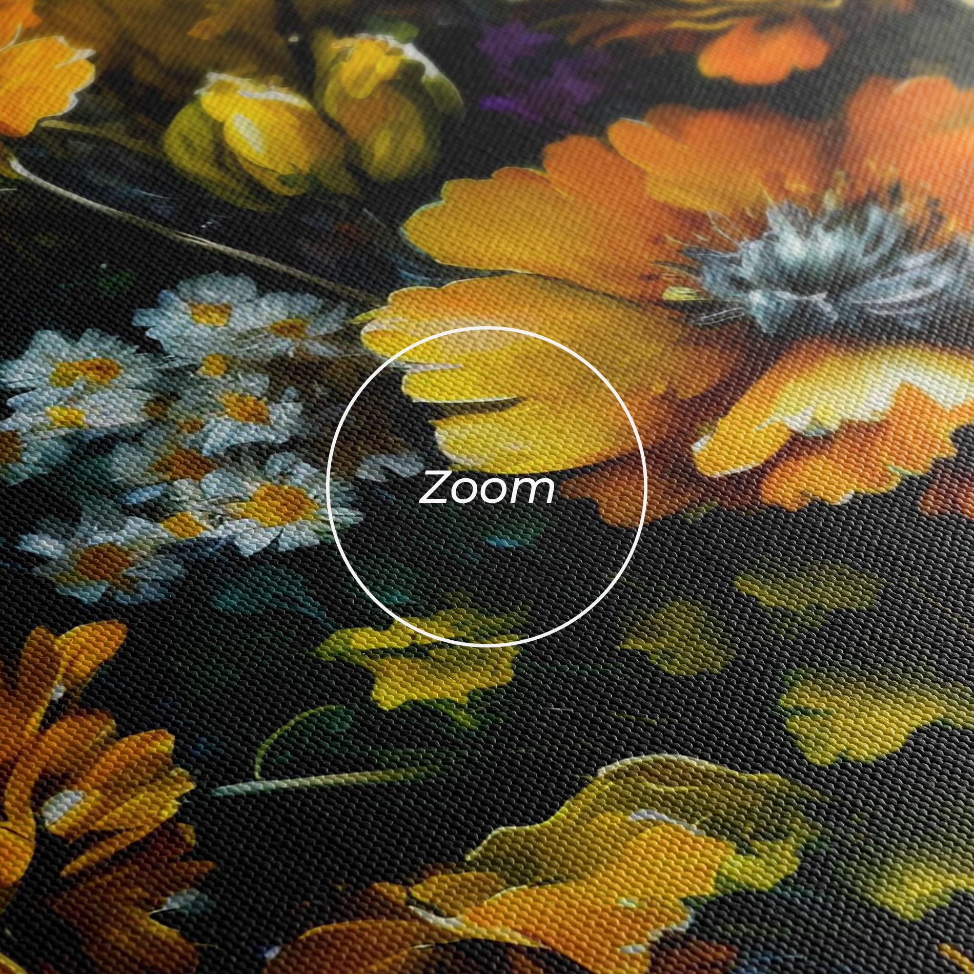 Vászonkép Yellow Flower Art Vase mockup 3