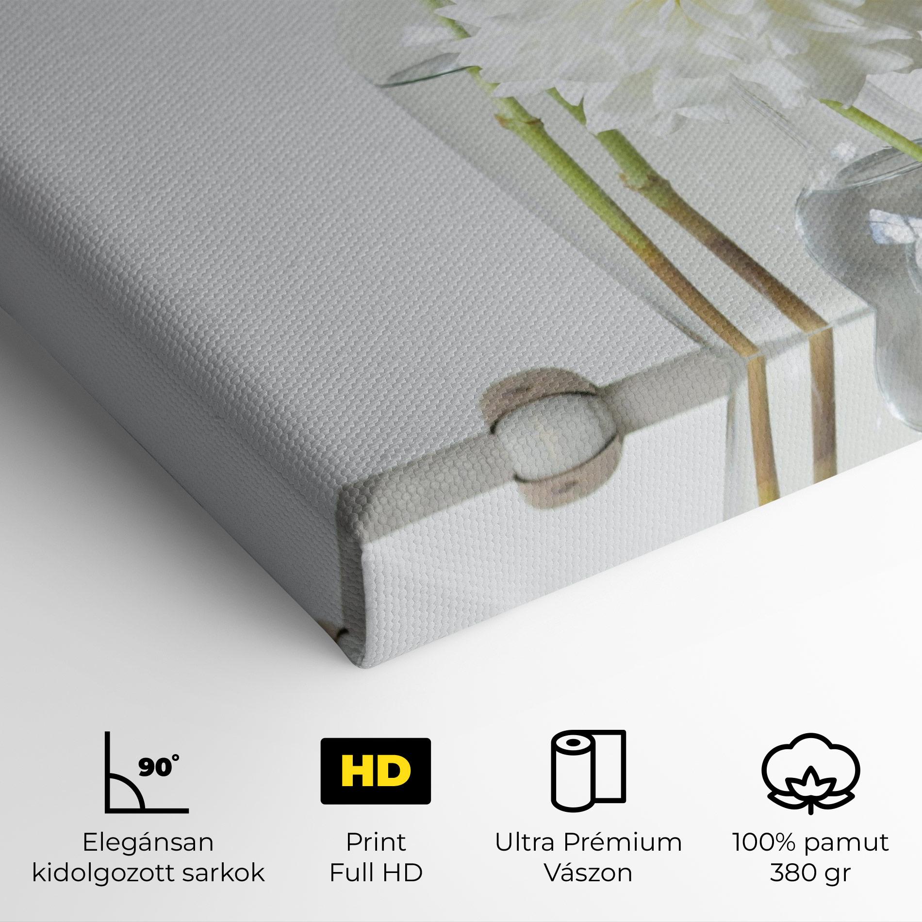 Vászonkép Big Flower Vase mockup 4