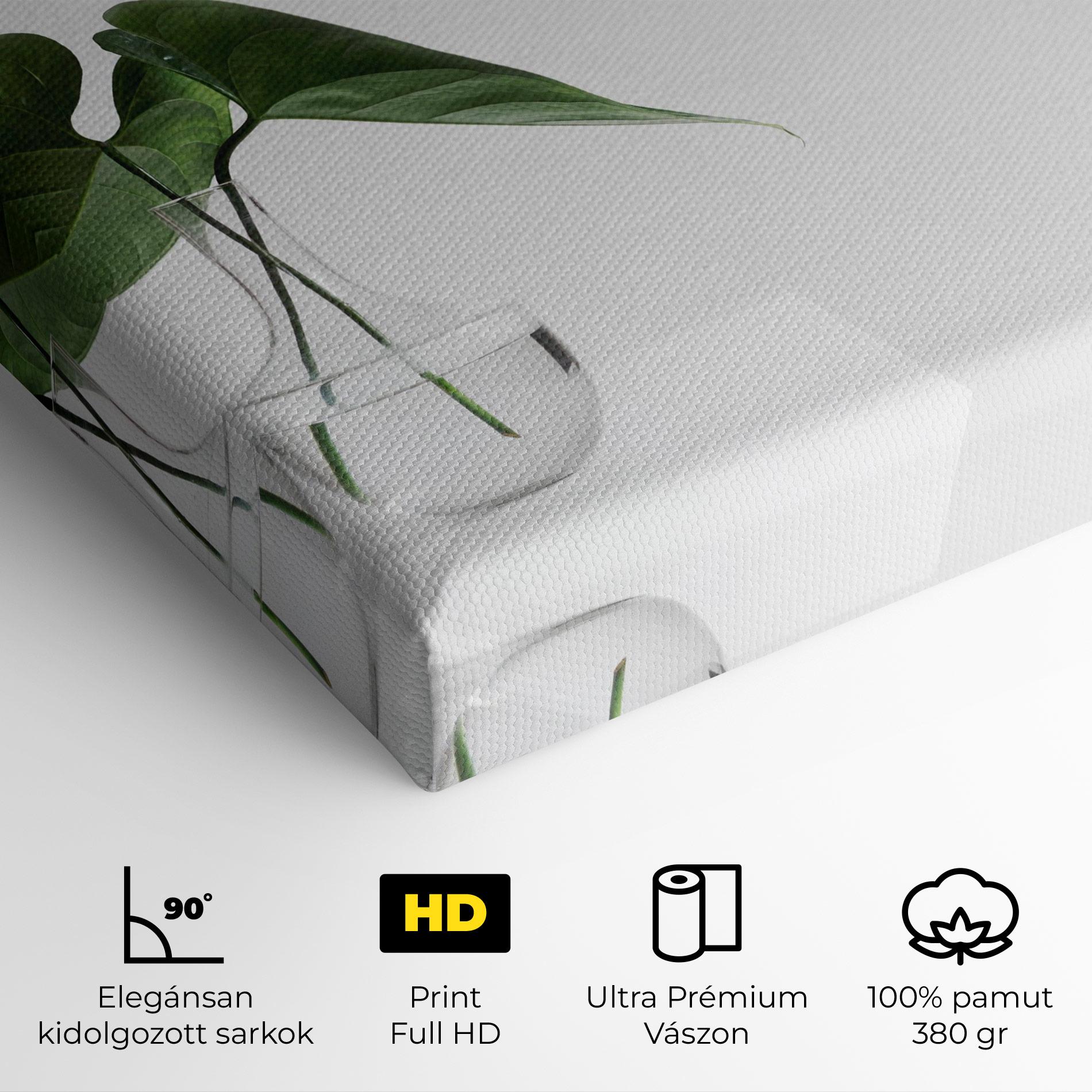 Vászonkép White Table Vase mockup 4
