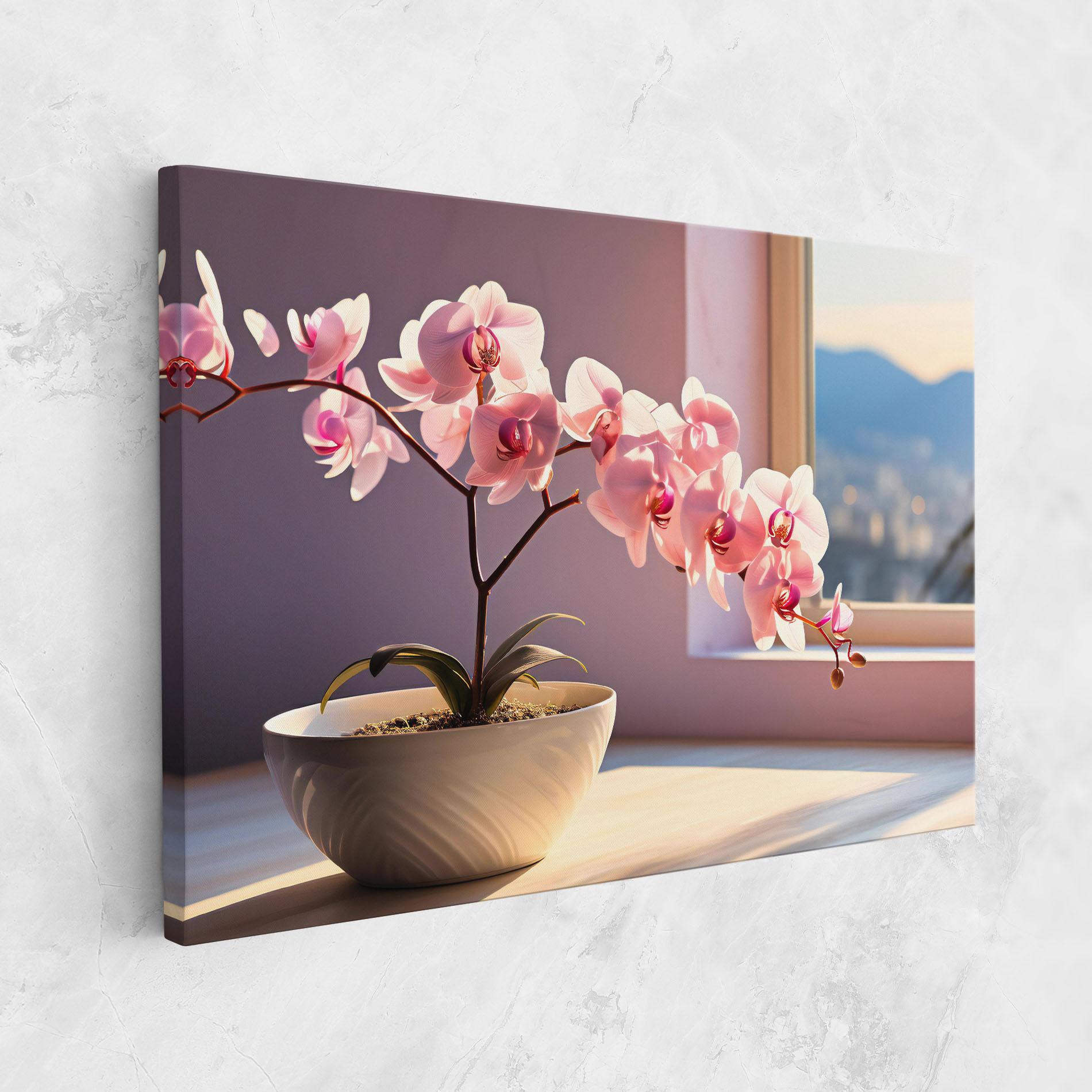Vászonkép Window Vase mockup 1