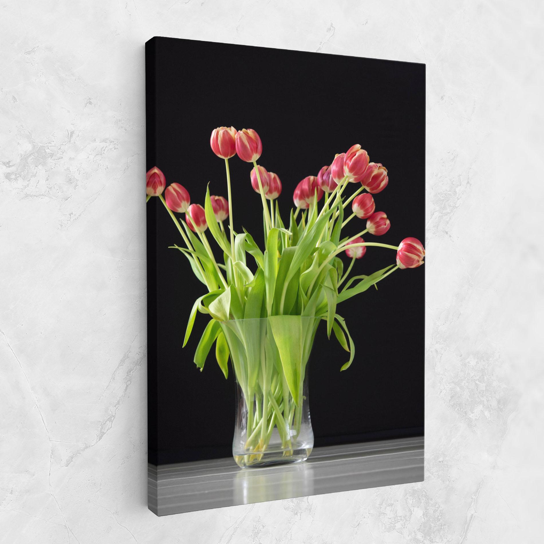 Vászonkép Tiny Tulips Vase mockup 1