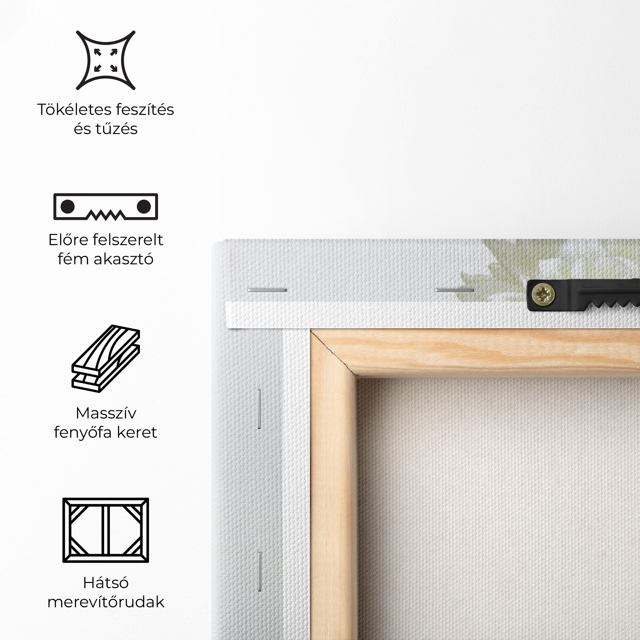 Vászonkép Big Flower Vase mockup 5