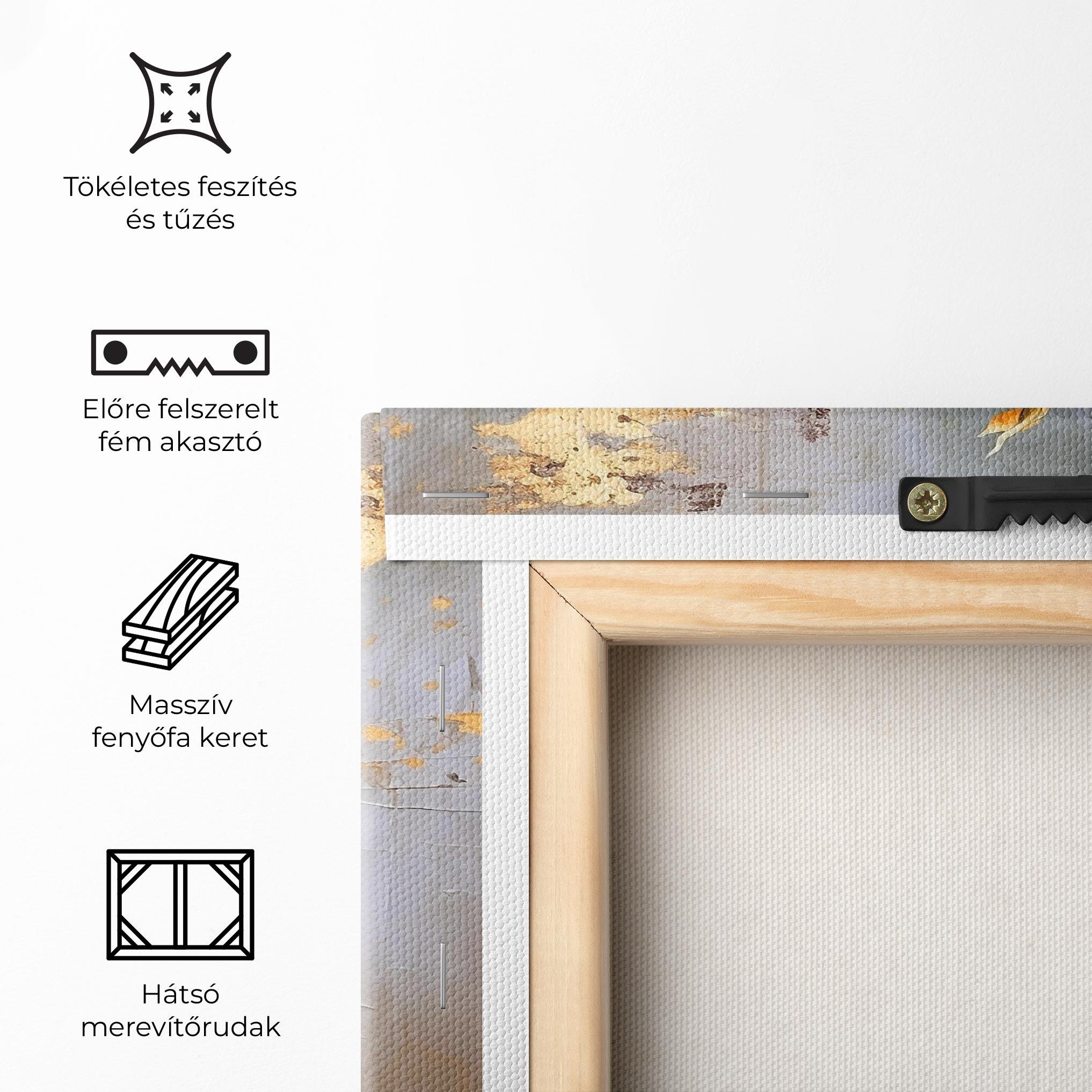 Vászonkép Grey Painting Vase mockup 5