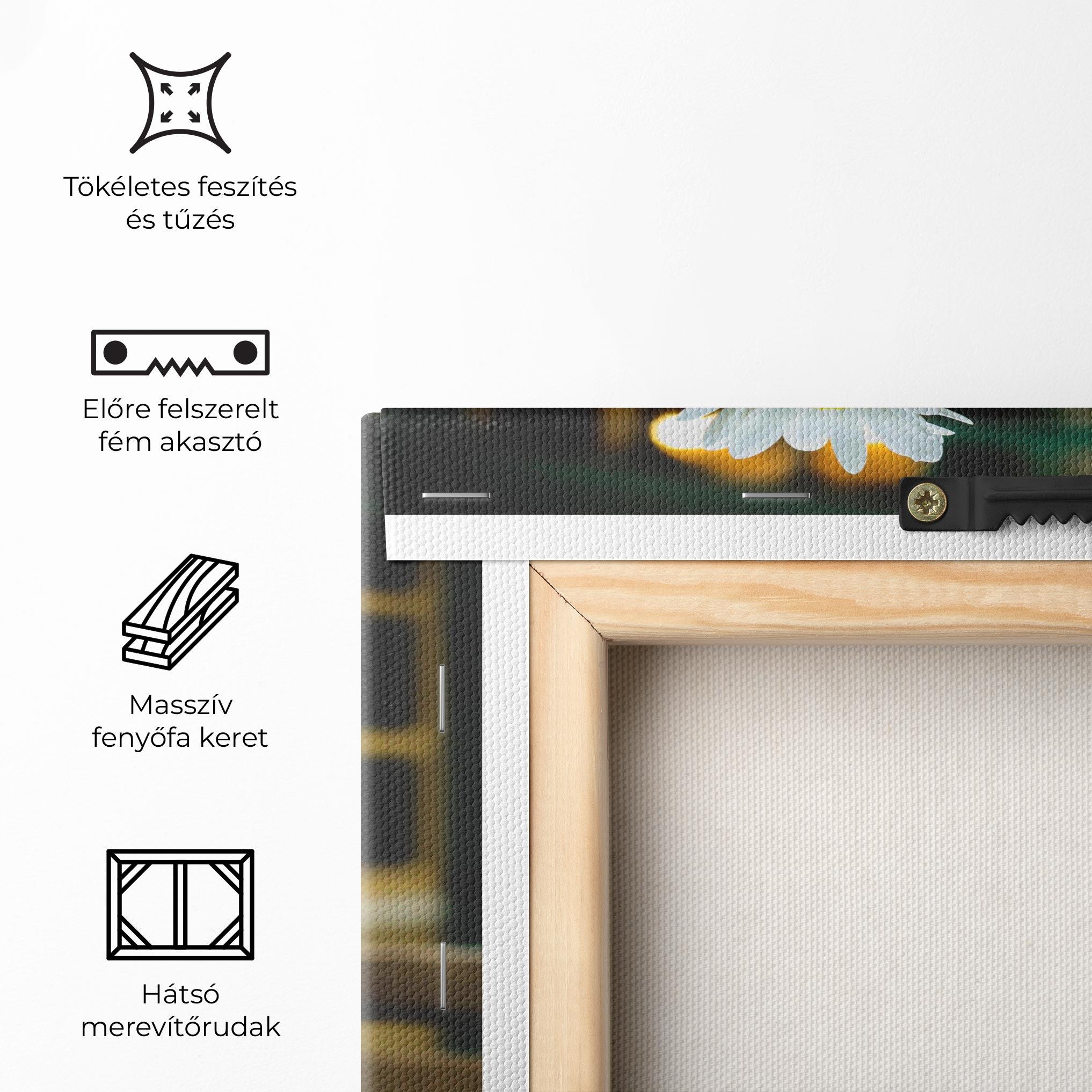 Vászonkép Pink Vase Flower mockup 5