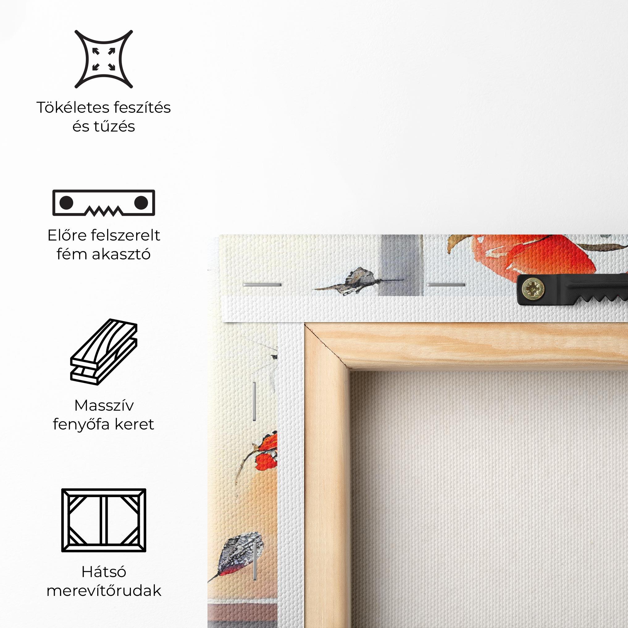 Vászonkép Poppies Vase mockup 5