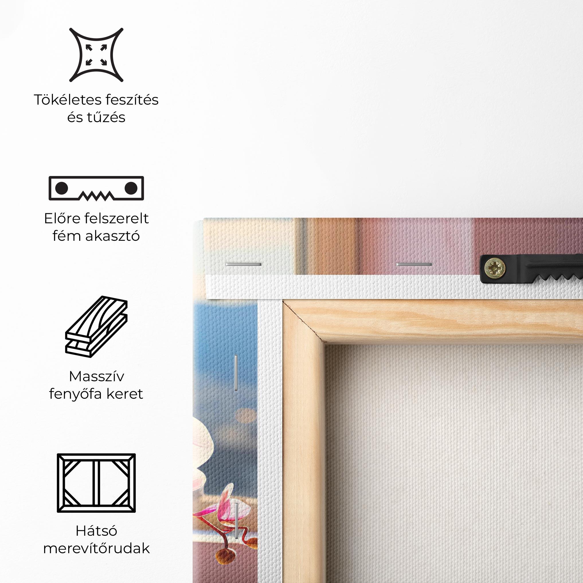 Vászonkép Window Vase mockup 5