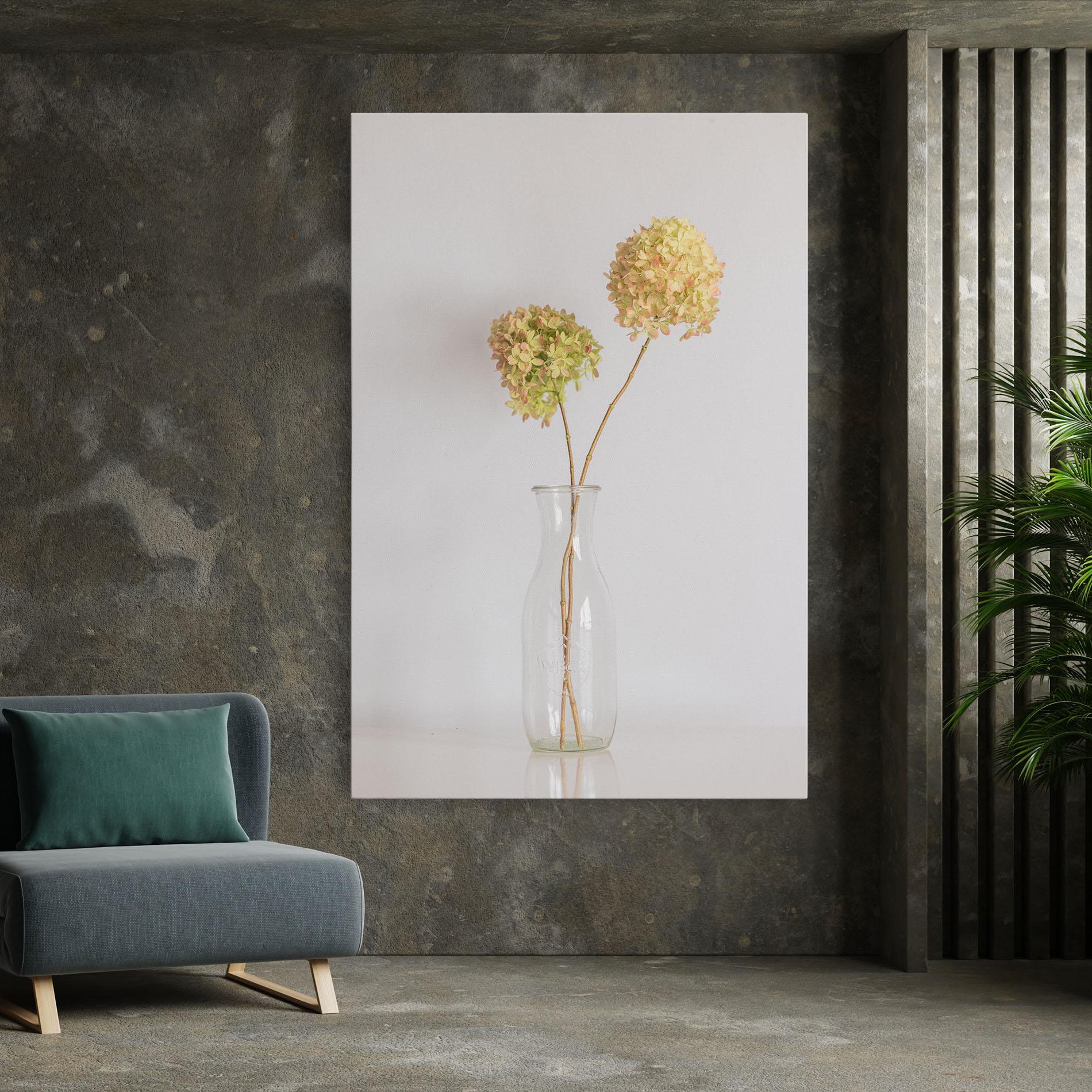 Vászonkép Pretty Flower Vase mockup 7