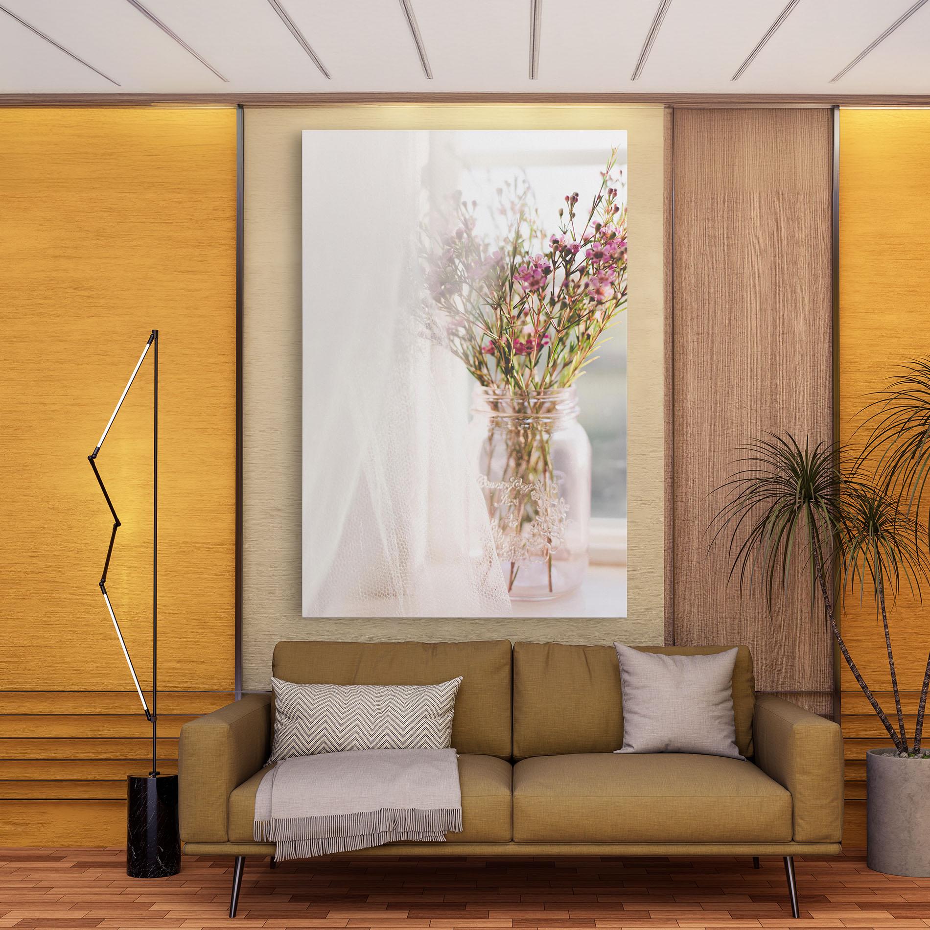 Vászonkép Field Flowers Vase mockup 9